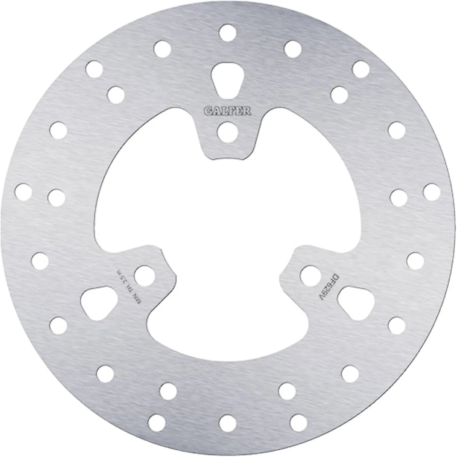 Front Fixed Round Brake Disc - Galfer Compatible With Aprilia Gulliver 50 (1995)