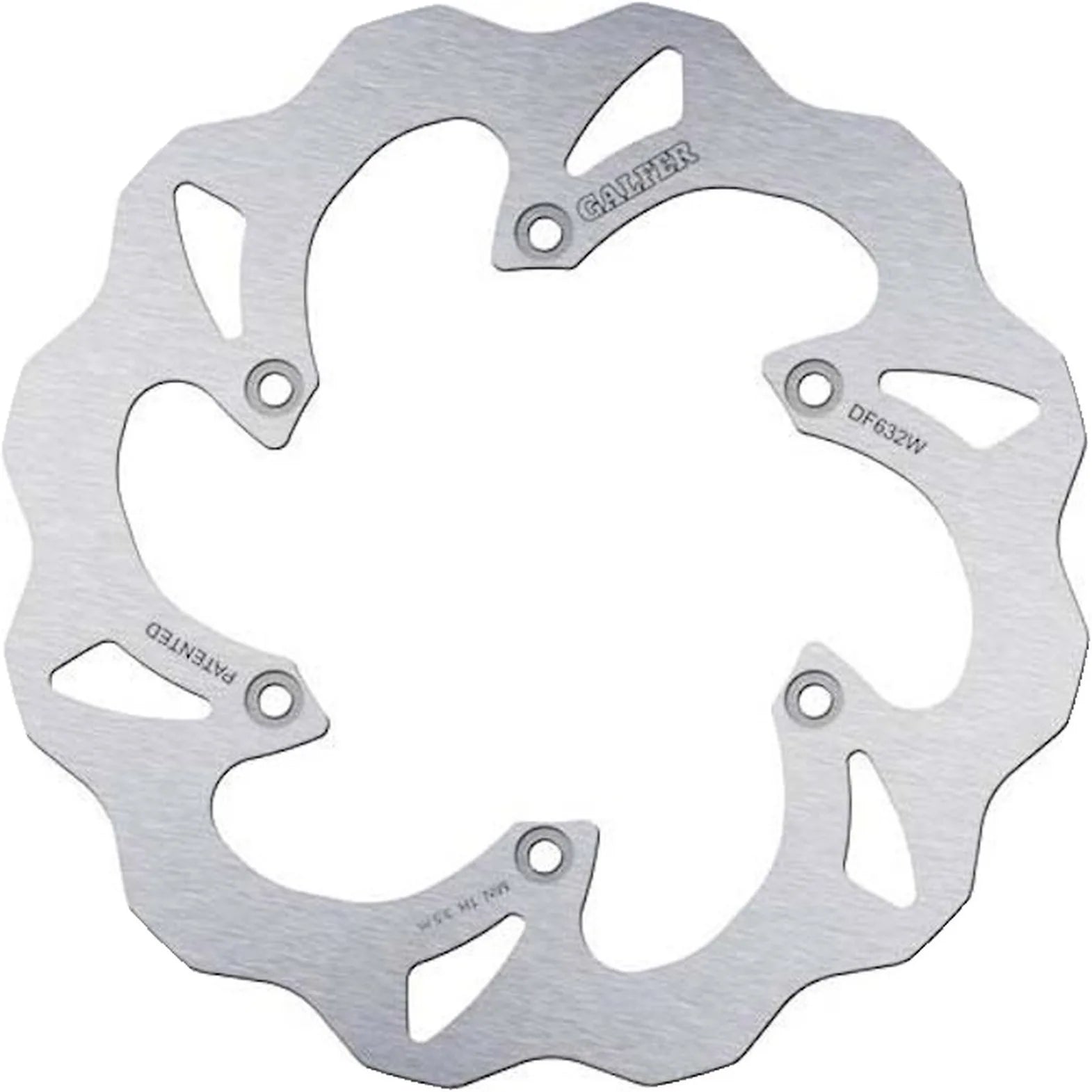 Rear Fixed Wave Brake Disc - Galfer Compatible With Benelli 570 Supermoto (2008)
