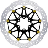 Front Floatech Racing Wave Brake Disc - Galfer Compatible With Moto Guzzi Str 850 Breva (2006)