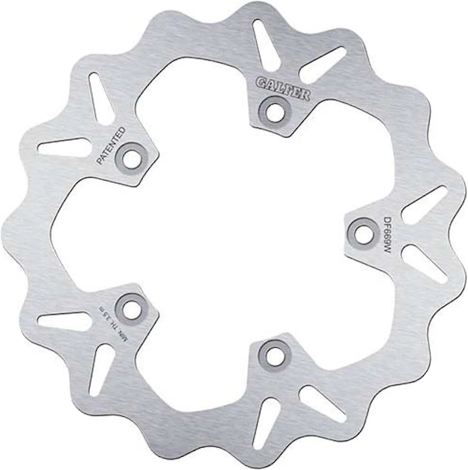 Front Fixed Wave Brake Disc - Galfer Compatible With Benelli Velvet 250 (1999)