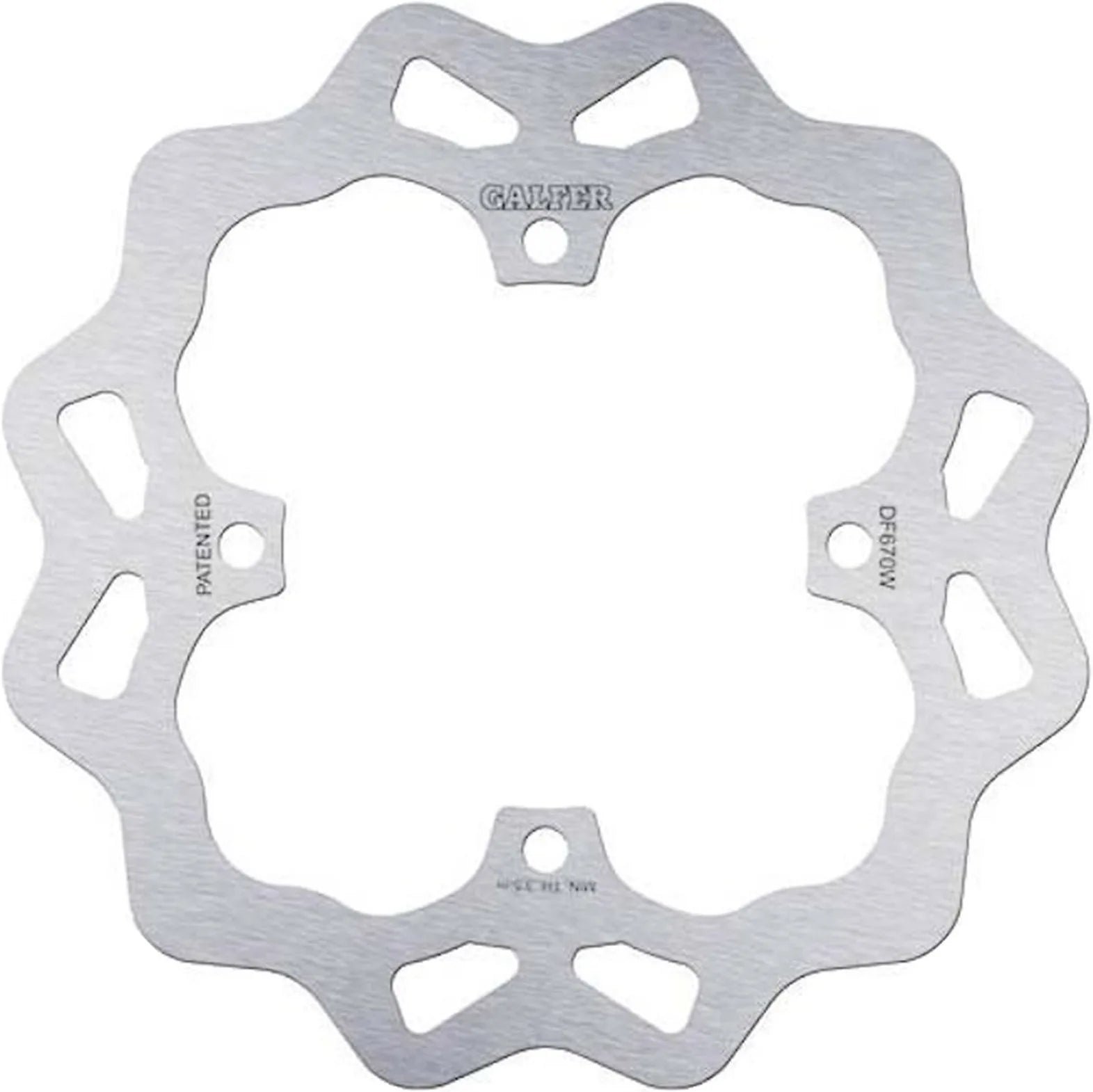 Rear Fixed Wave Brake Disc - Galfer Compatible With Sherco 4.5 4T Sm If 450 (2009)