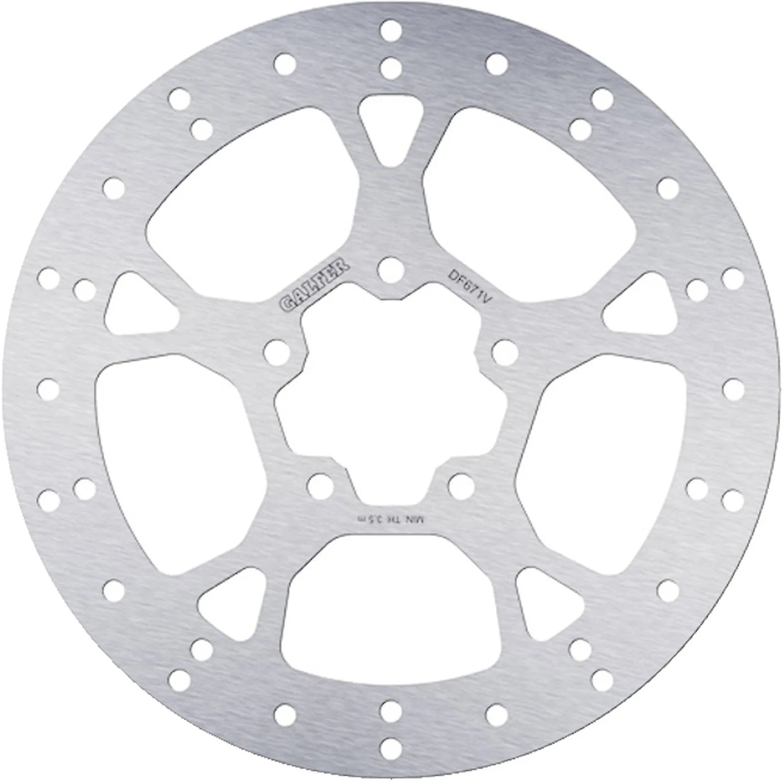 Front Fixed Round Brake Disc - Galfer Compatible With Aprilia Sport City 250 (2006)