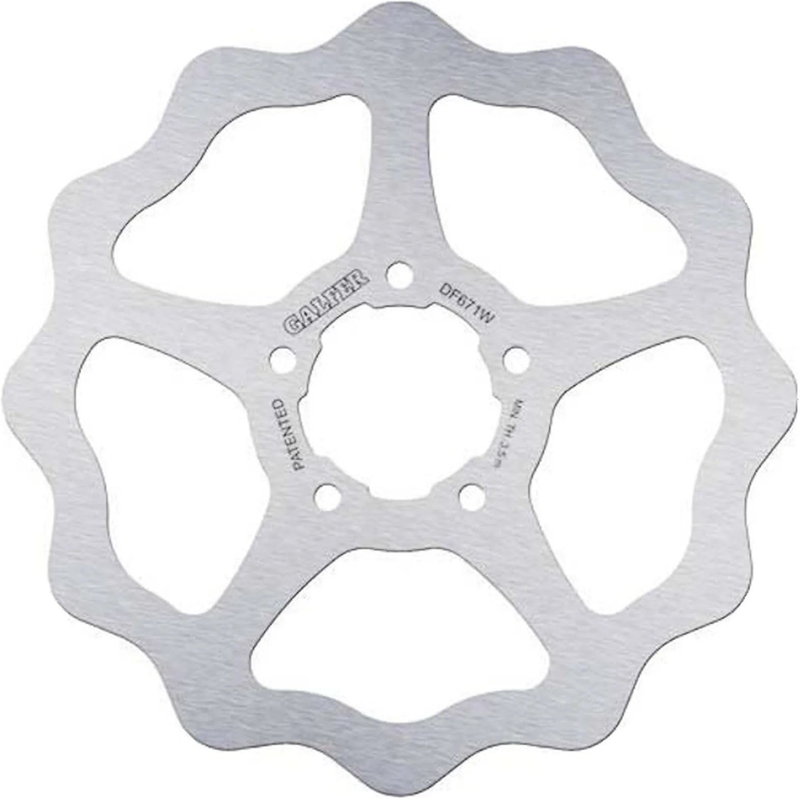Front Fixed Wave Brake Disc - Galfer Compatible With Aprilia Atlantic 500 Sprint (2005)
