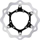 Front Floating Wave Brake Disc - Galfer Compatible With Derbi Black Devil 50 (2004)