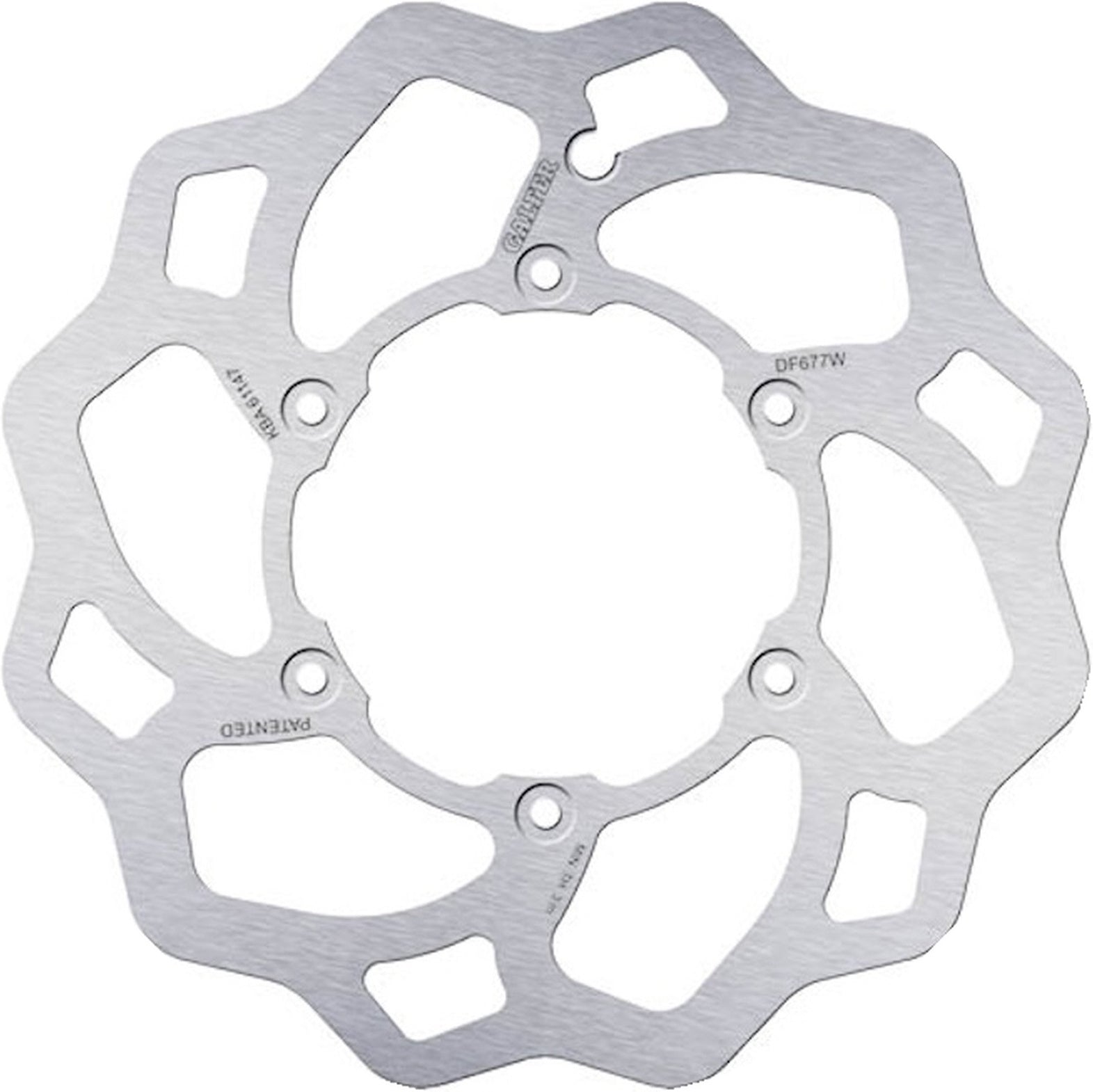 Front Fixed Wave Brake Disc - Galfer Compatible With Ajp Enduro 250 (2005)