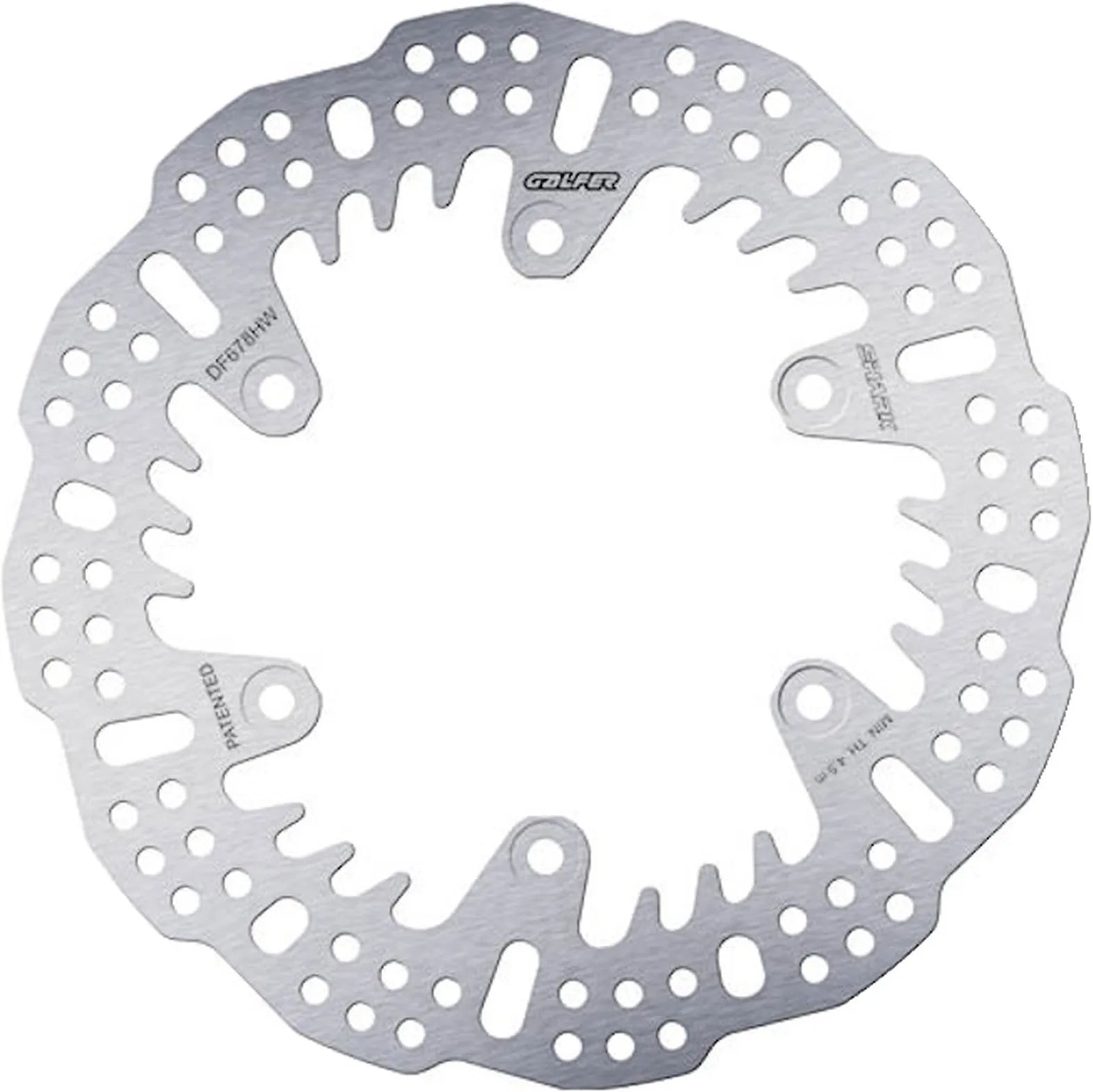 Rear Fixed Shark Brake Disc - Galfer Compatible With Gasgas Ec 250 Six Days (2011)