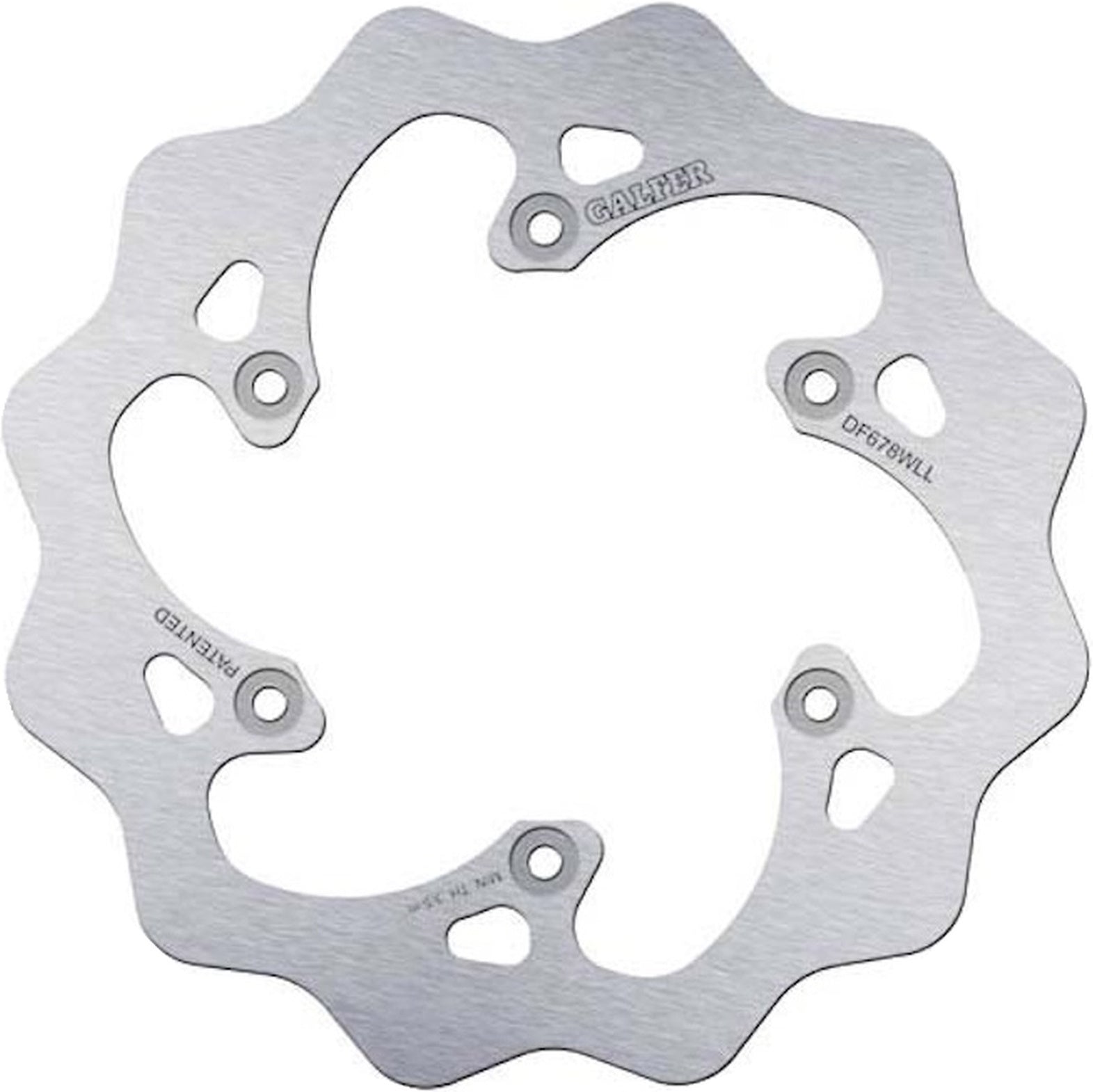 Rear Fixed Wave Brake Disc - Galfer Compatible With Ajp Pr 4 125 Enduro (2005-2009)