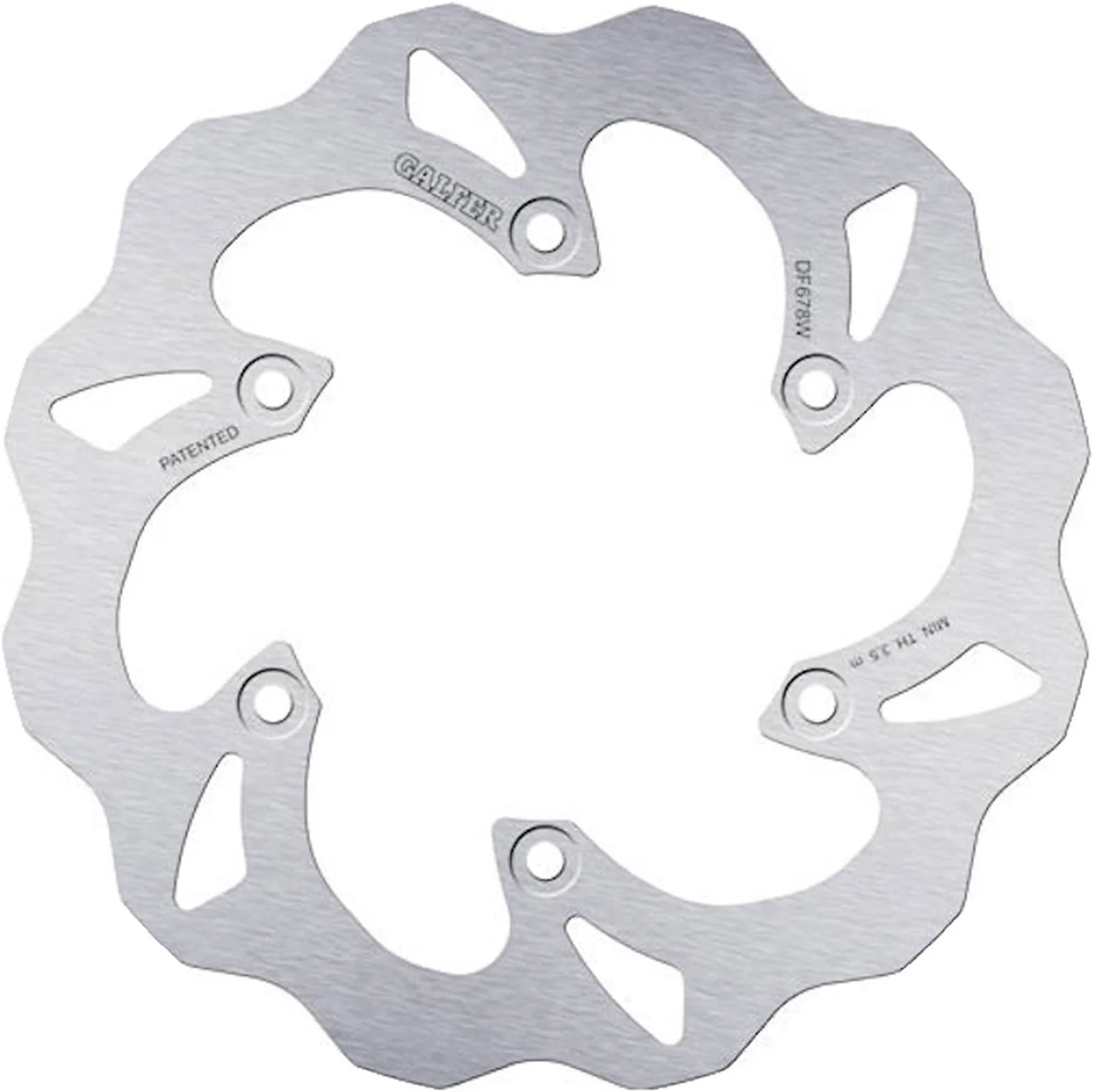 Rear Fixed Wave Brake Disc - Galfer Compatible With Gasgas Ec 125 Six Days (2011)