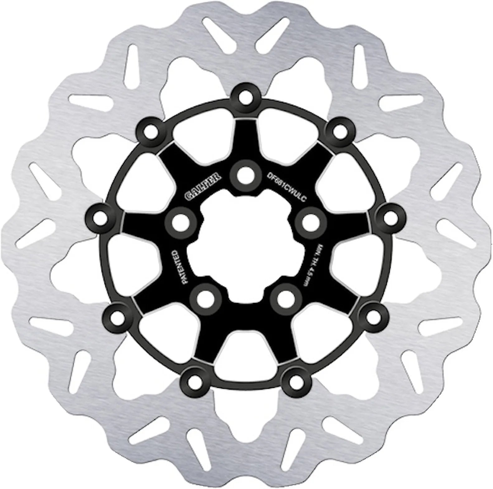Rear Floating Wave Brake Disc - Galfer Compatible With Harley-Davidson Vrxse Screamin Eagle V-Rod 1450 (2006)