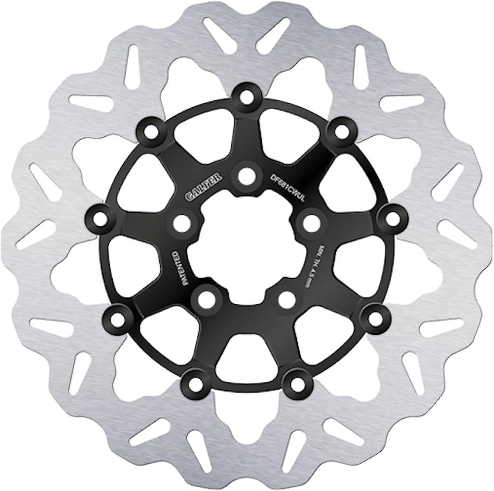 Rear Floating Wave Brake Disc - Galfer Compatible With Harley-Davidson Vrxse Screamin Eagle V-Rod 1450 (2006)