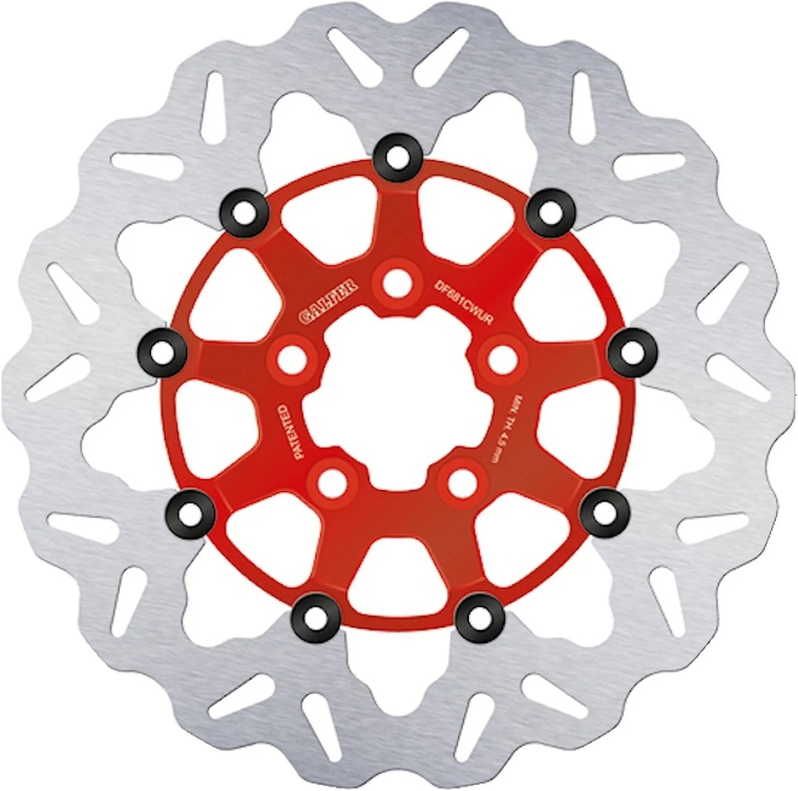 Rear Floating Wave Brake Disc - Galfer Compatible With Harley-Davidson Vrxse Screamin Eagle V-Rod 1450 (2006)