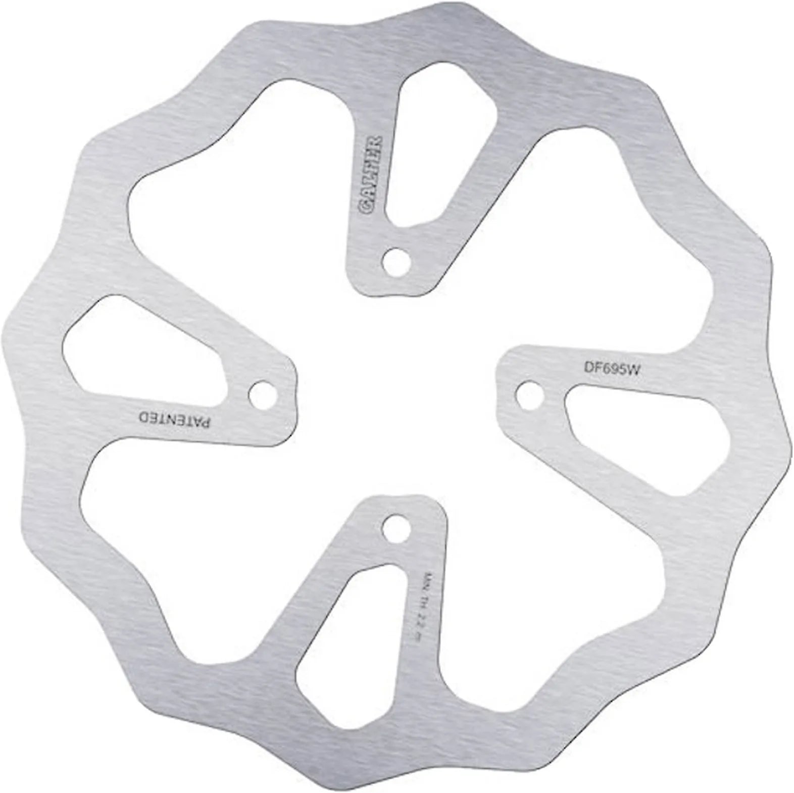 Rear Fixed Wave Brake Disc - Galfer Compatible With Gasgas Mc 65 (2023-2024)