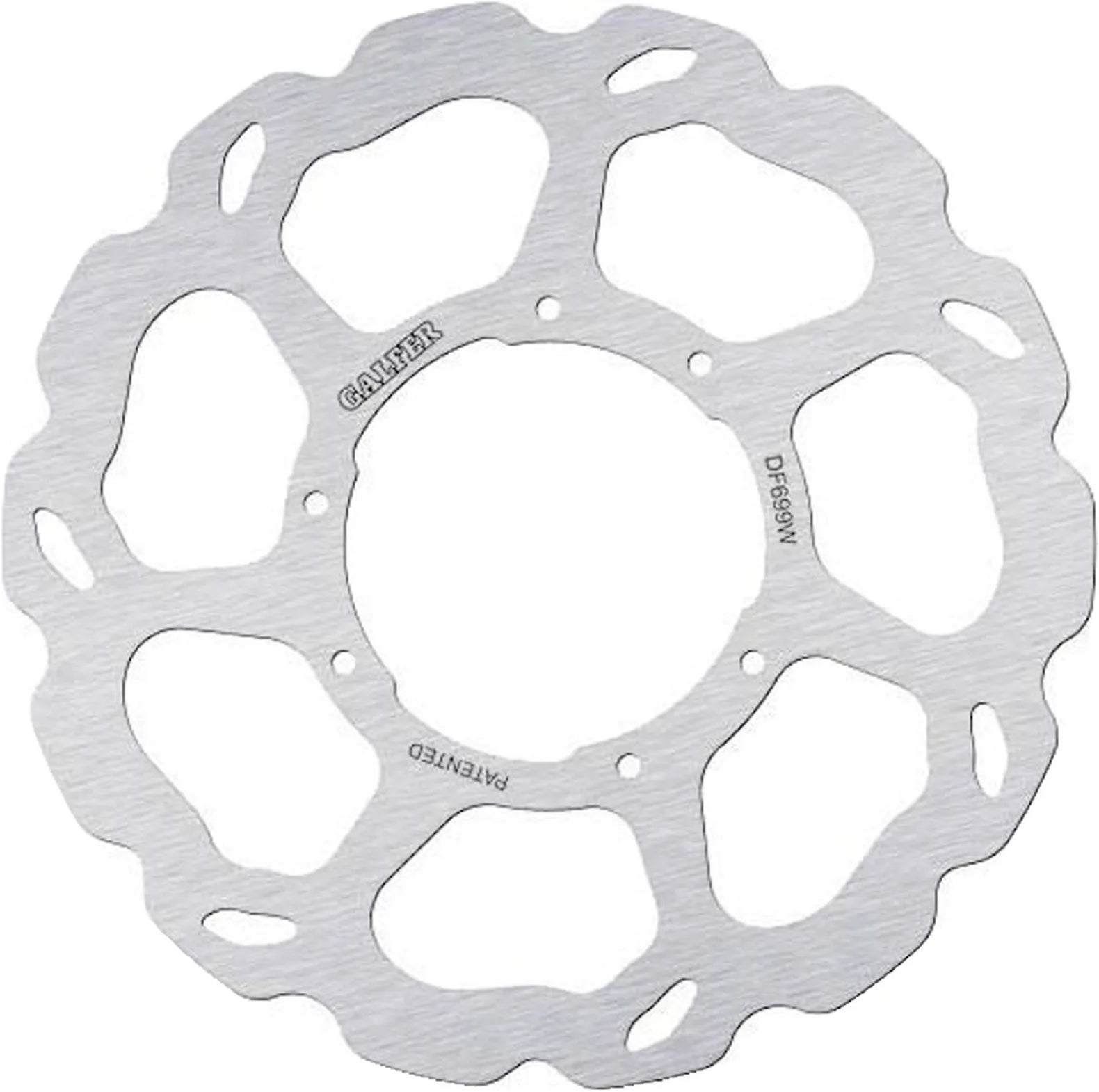 Front Fixed Wave Brake Disc - Galfer Compatible With Hm Derapage Competicion 50 (2011)