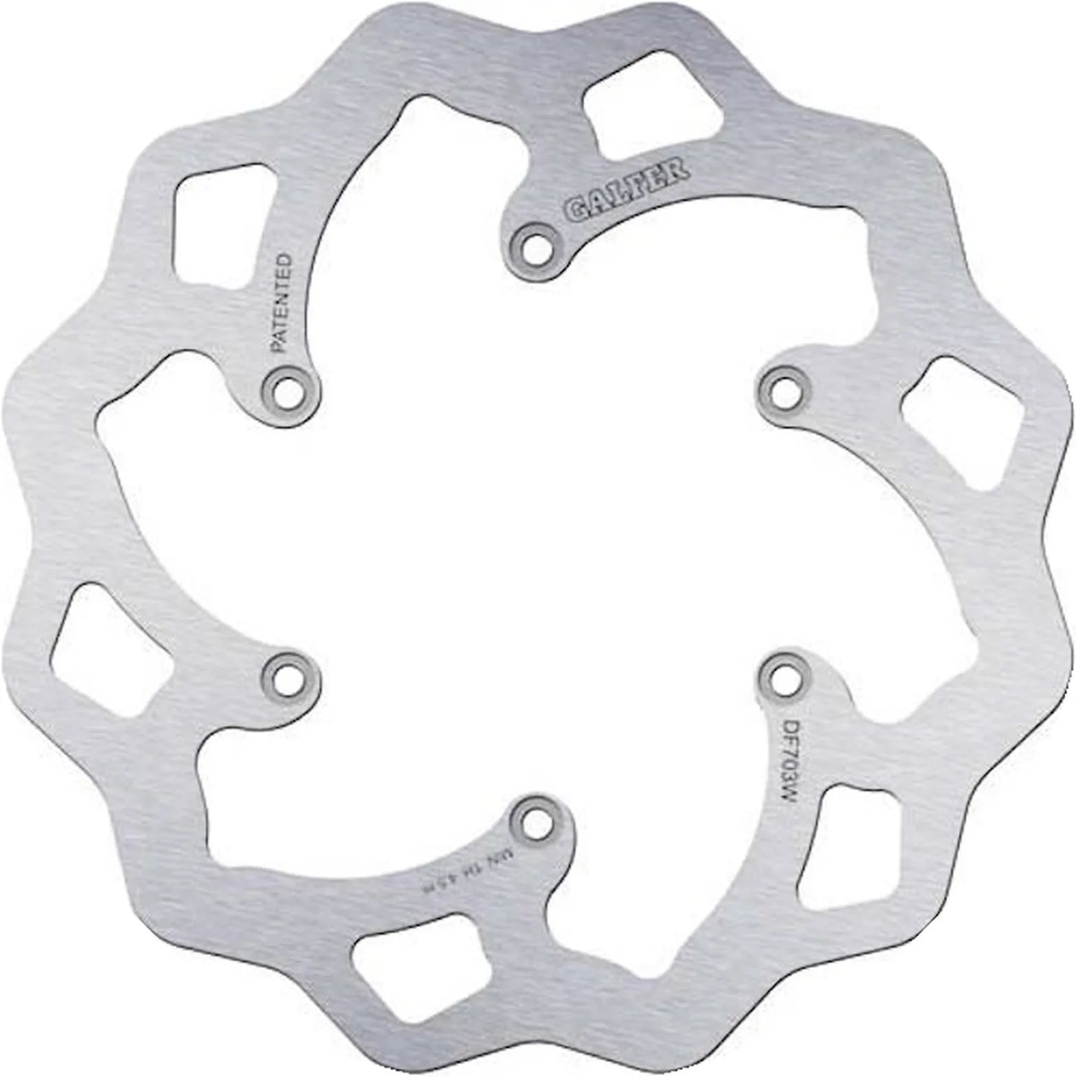Rear Fixed Wave Brake Disc - Galfer Compatible With Benelli Tnt Titanium 1130 (2006)