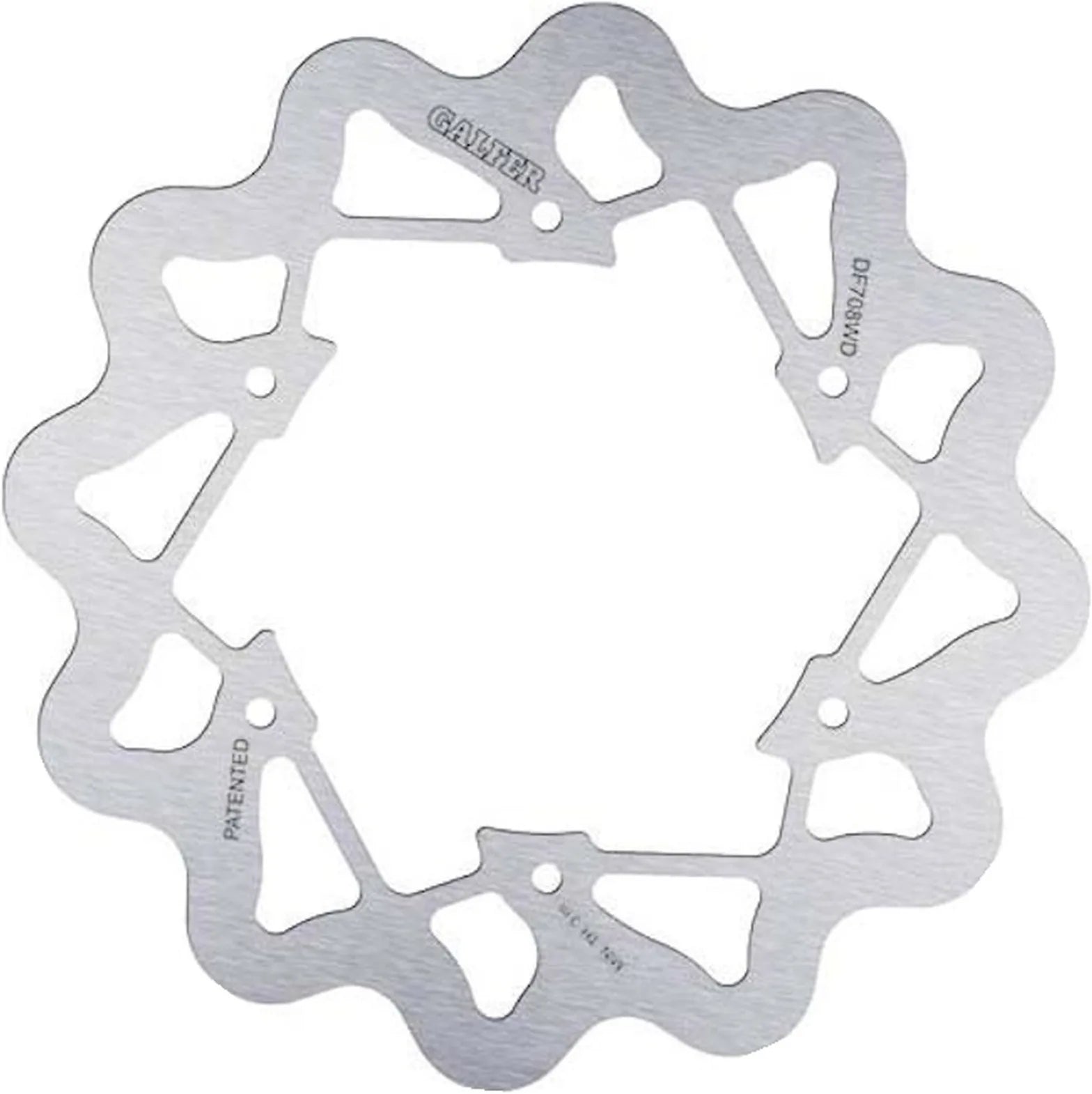 Front Fixed Wave Brake Disc - Galfer Compatible With Derbi Senda Sm 50 Drd (2005)