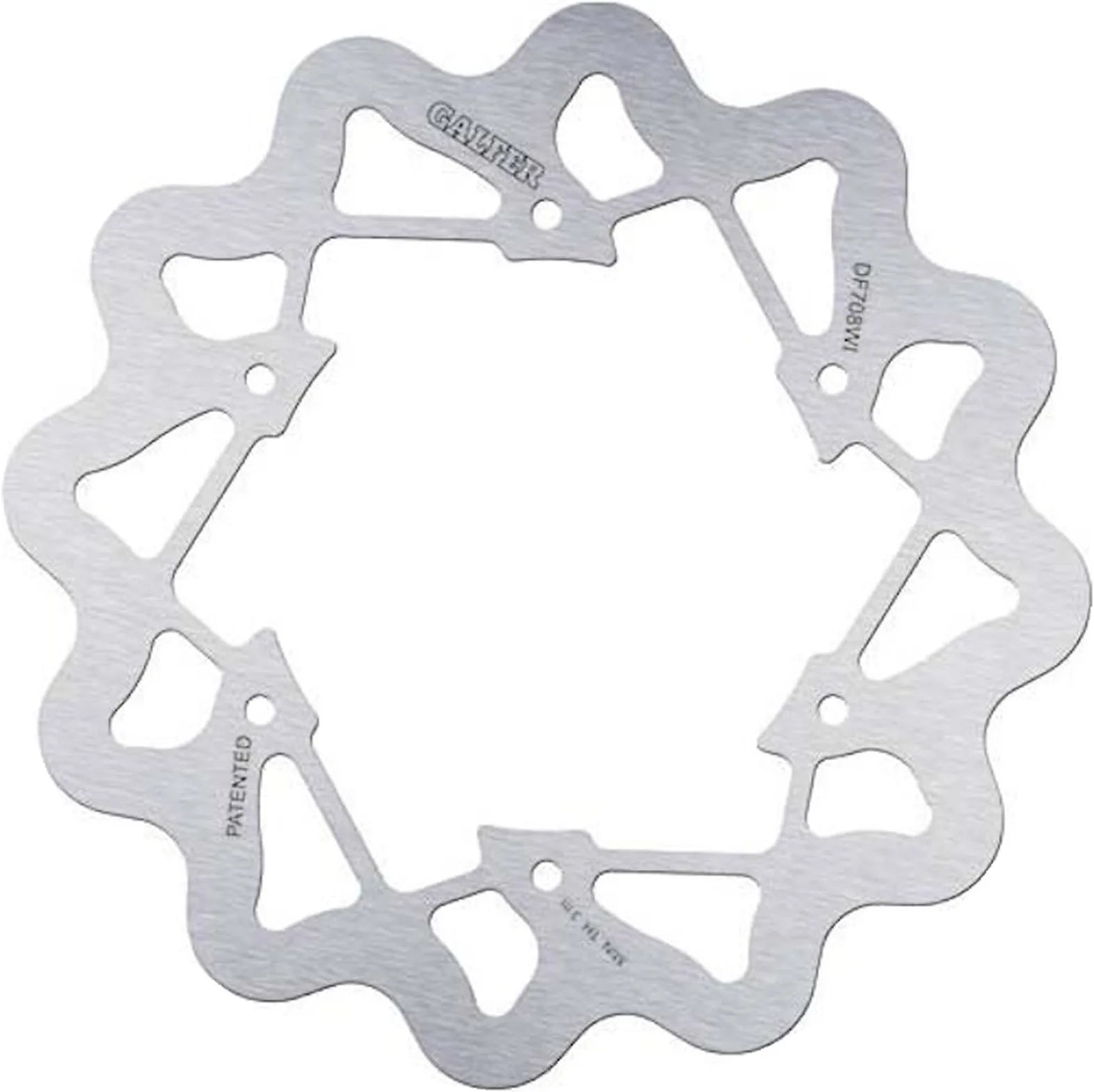 Front Fixed Wave Brake Disc - Galfer Compatible With Derbi Senda Sm 50 Drd (2002-2004)