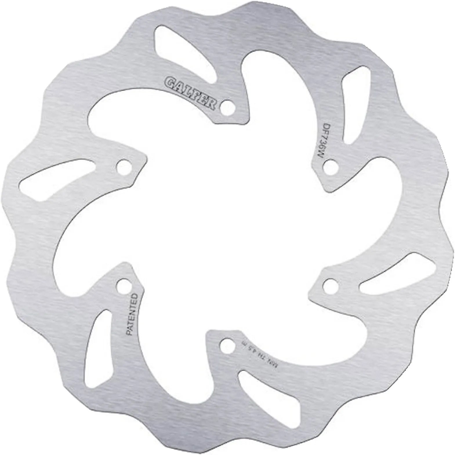 Rear Fixed Wave Brake Disc - Galfer Compatible With Benelli Sport Tornado Naked Tre 1130 (2006)