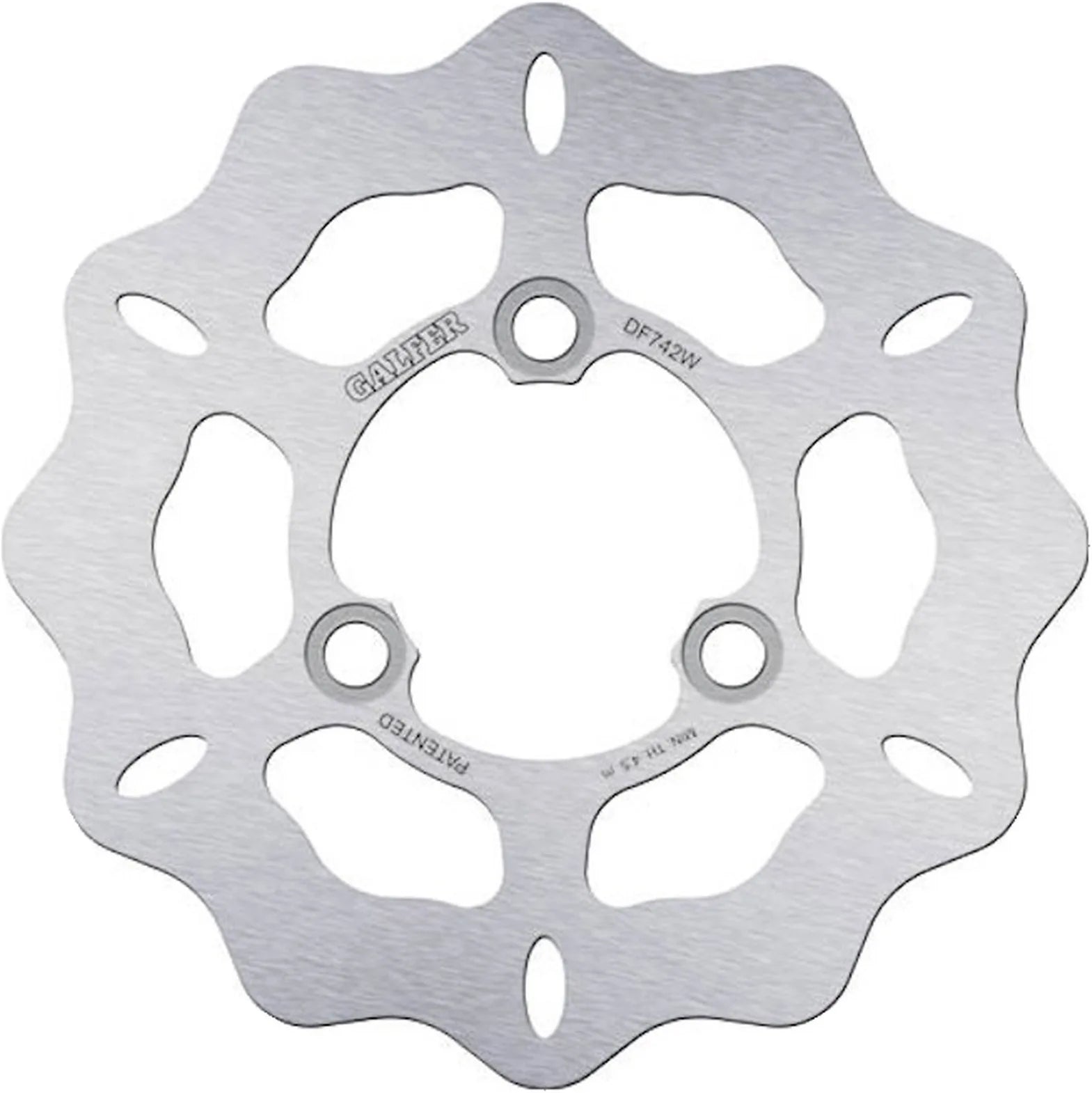 Front Fixed Wave Brake Disc - Galfer Compatible With Gasgas Hp Wild 240 (2003)