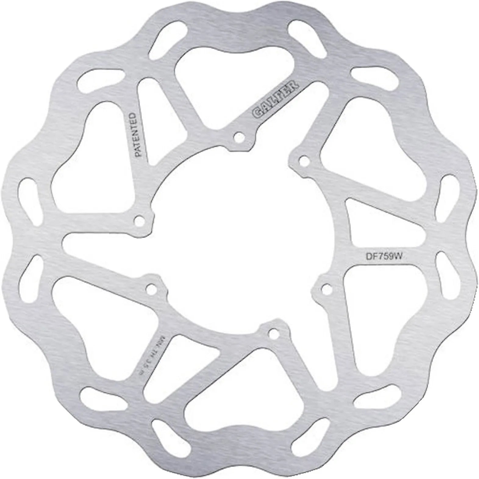 Front Fixed Wave Brake Disc - Galfer Compatible With Derbi Senda Sm 50 Drd Evo (2009)