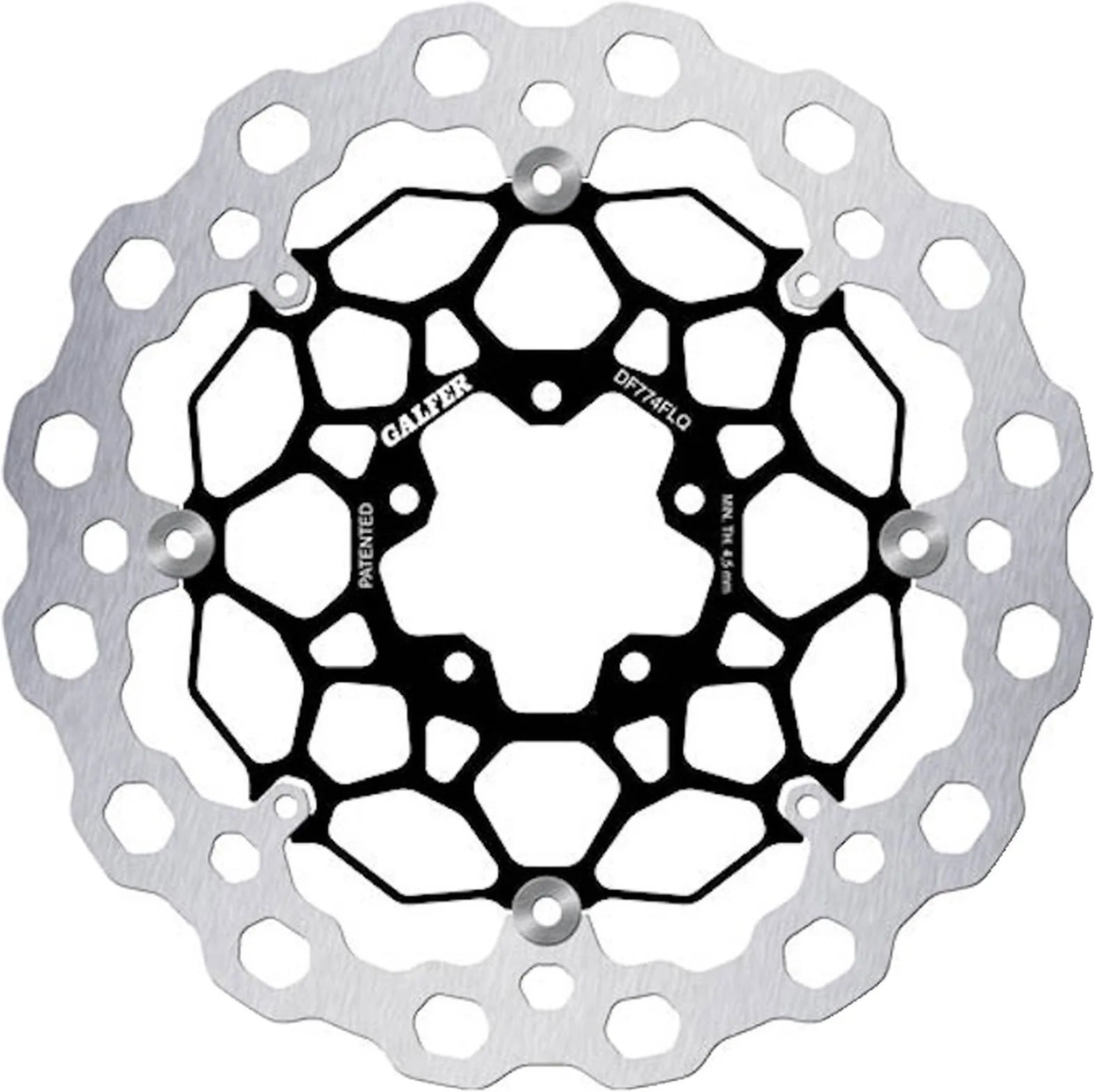 Front Floating Cubic Brake Disc - Galfer Compatible With Ducati 1098 1100 (2007-2008)