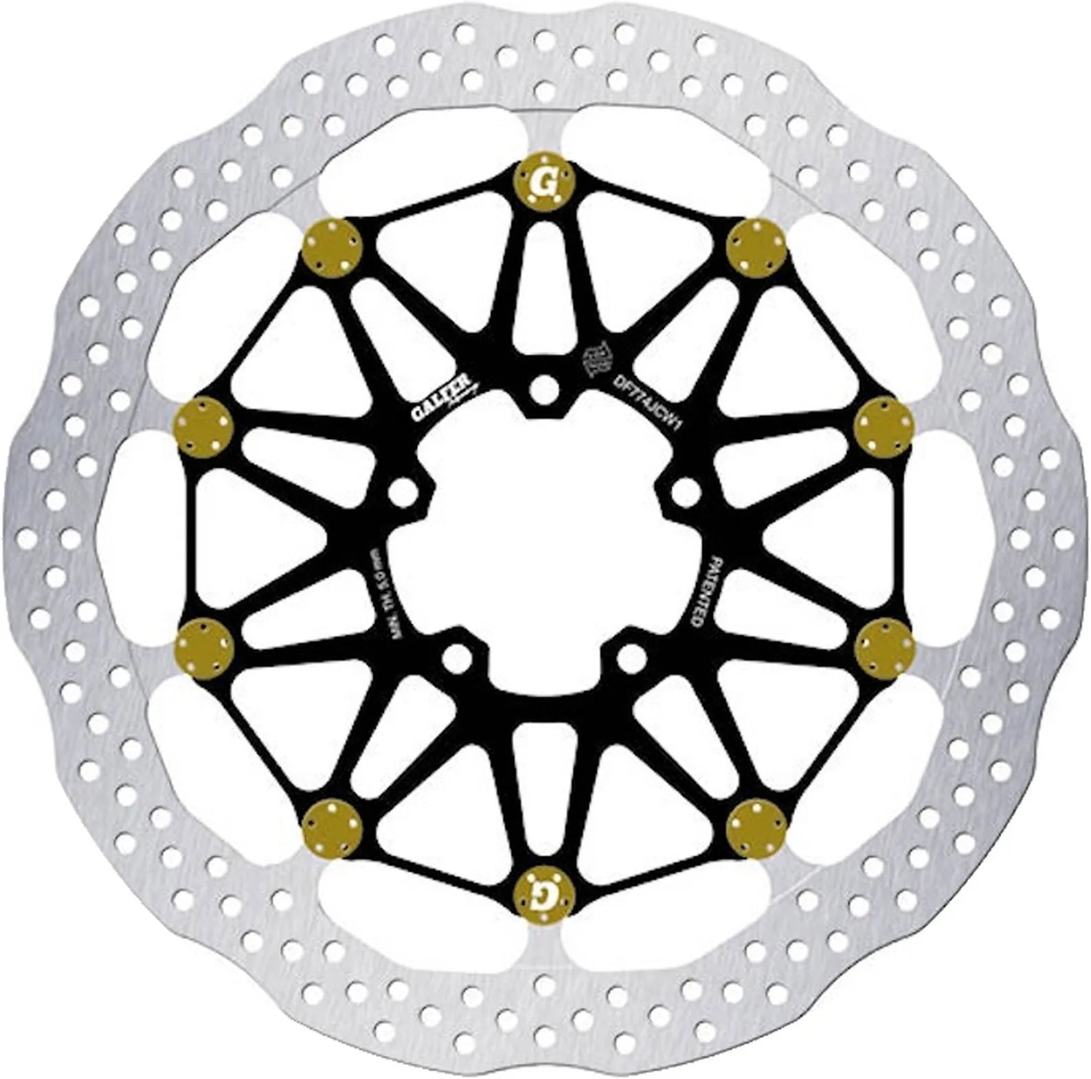 Front Floatech Racing Wave Brake Disc - Galfer Compatible With Ducati 1098 S 1100 (2007-2008)