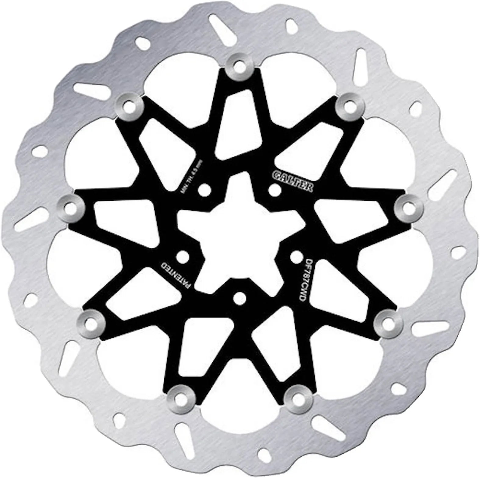 Front Floating Wave Brake Disc - Galfer Compatible With Gasgas Sm 700 (2022)