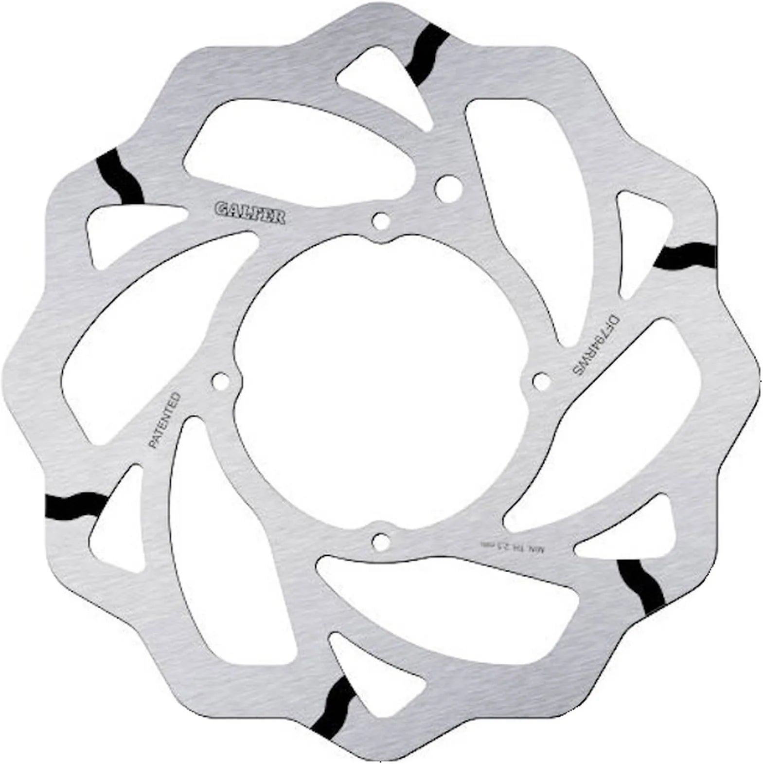 Front Fixed Oversized Grooved Wave Brake Disc - Galfer Compatible With Gasgas Mc 85 19-16 (2021-2023)
