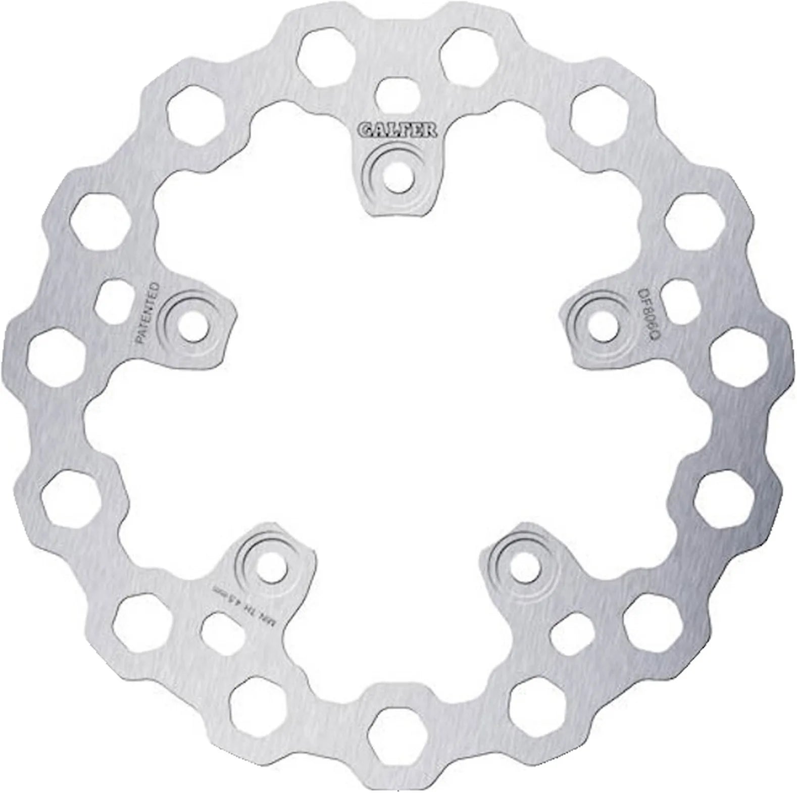Rear Fixed Cubic Brake Disc - Galfer Compatible With Gasgas Supermoto 700 (2022)