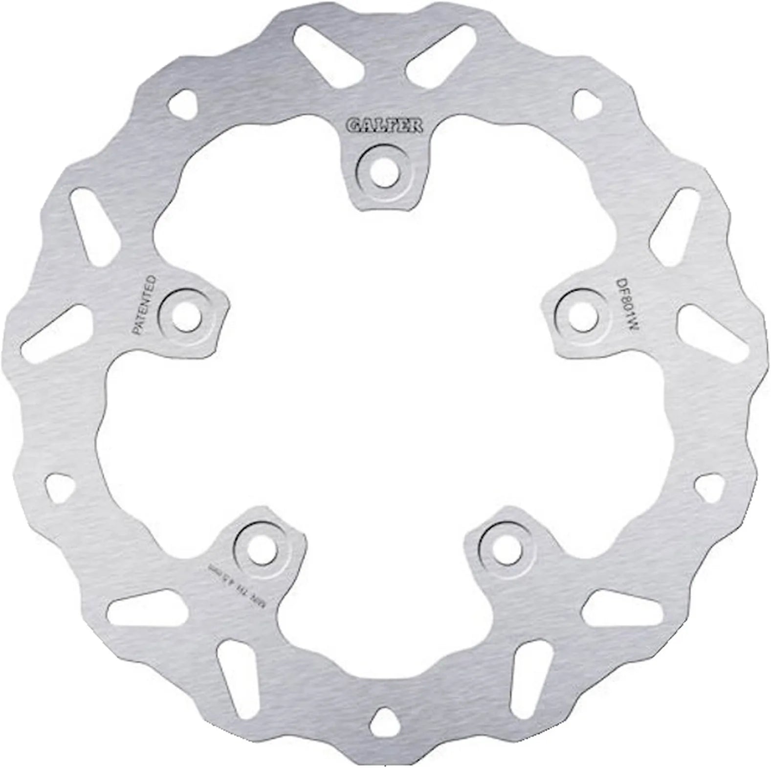 Rear Fixed Wave Brake Disc - Galfer Compatible With Gasgas Sm 700 (2022)