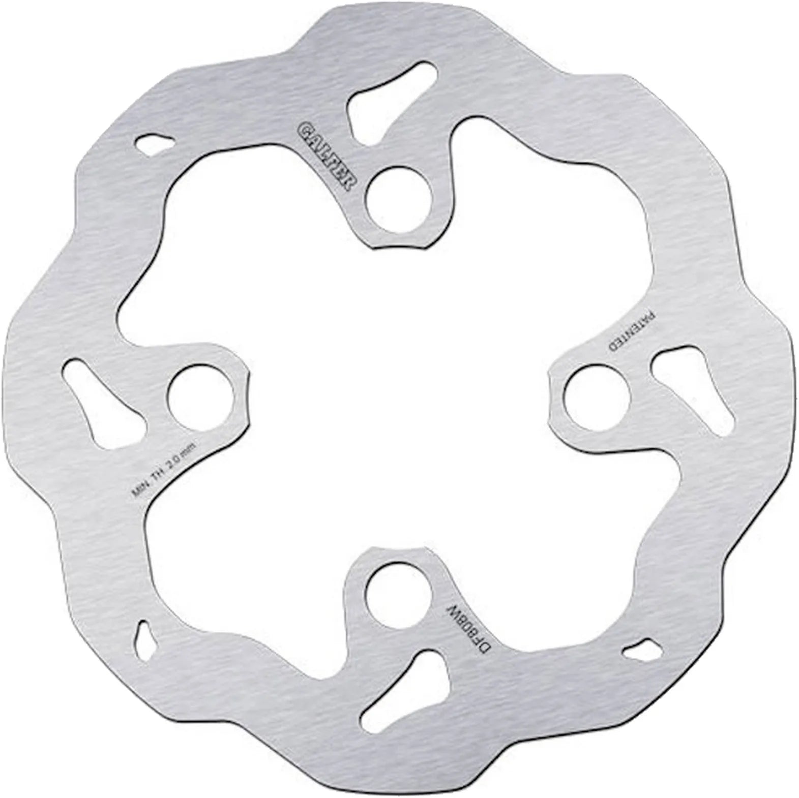 Front Fixed Wave Brake Disc - Galfer Compatible With Jotagas Jtg 280 (2014)