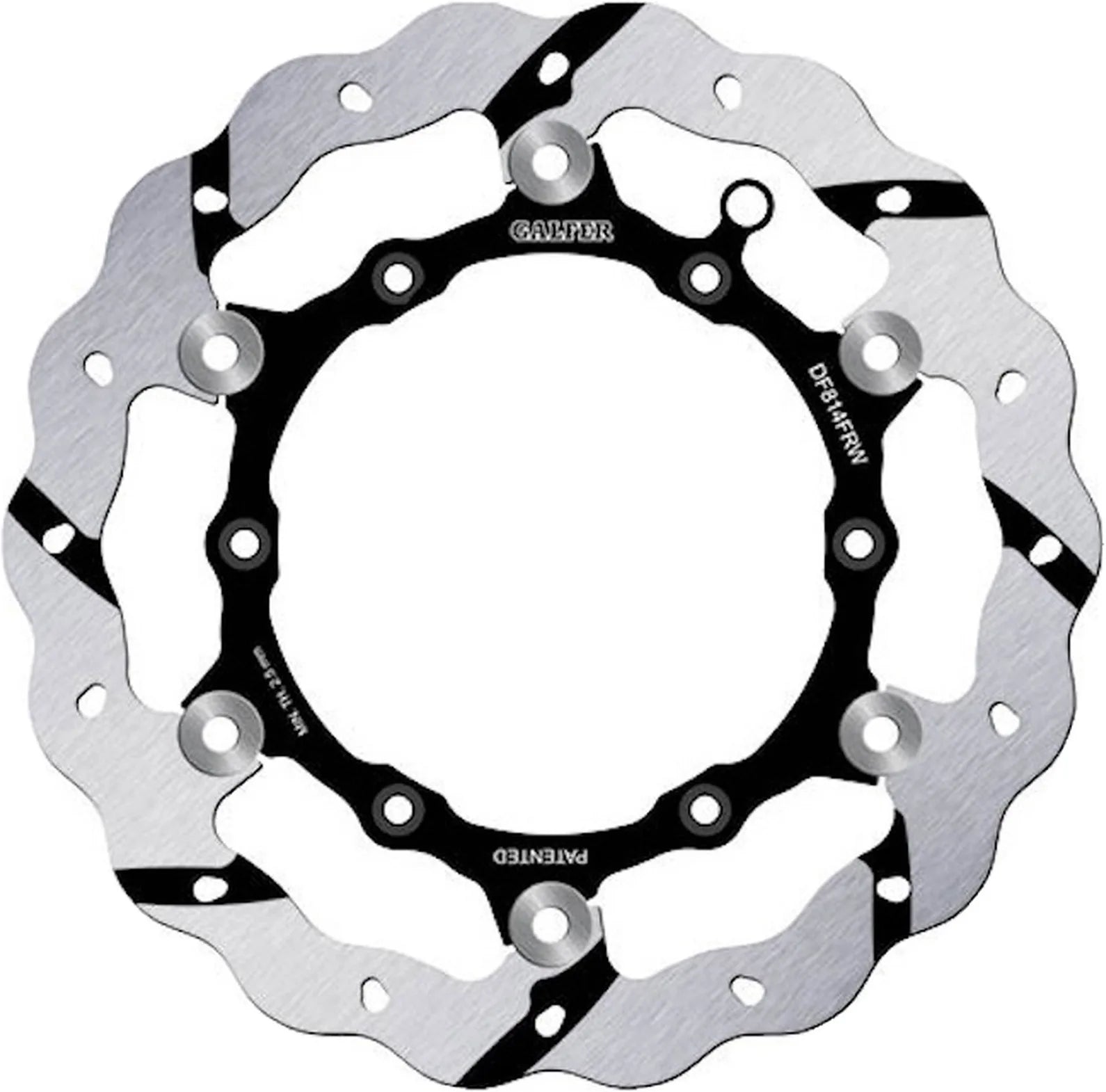 Front Floating Grooved Wave Brake Disc - Galfer Compatible With Beta 480 Rr 4T (2015)