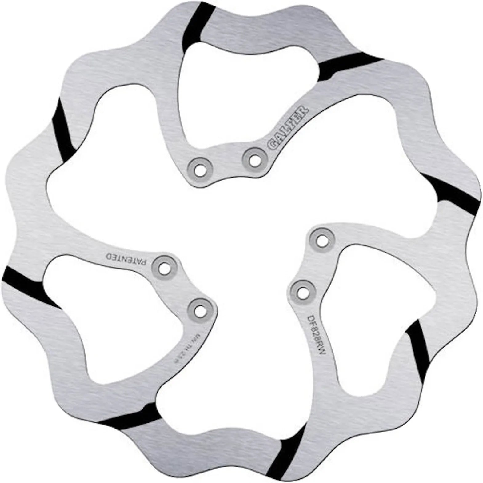 Front Fixed Grooved Wave Brake Disc - Galfer Compatible With Tm En 125 (2015)