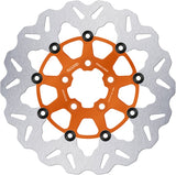 Rear Floating Wave Brake Disc - Galfer Compatible With Harley-Davidson Flhtp Electra Glide Std Police W / Agitator 1573 (2008-2010)