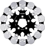 Rear Floating Skull Brake Disc - Galfer Compatible With Harley-Davidson Flhtp Electra Glide Std Police W / Agitator 1450 (2018)