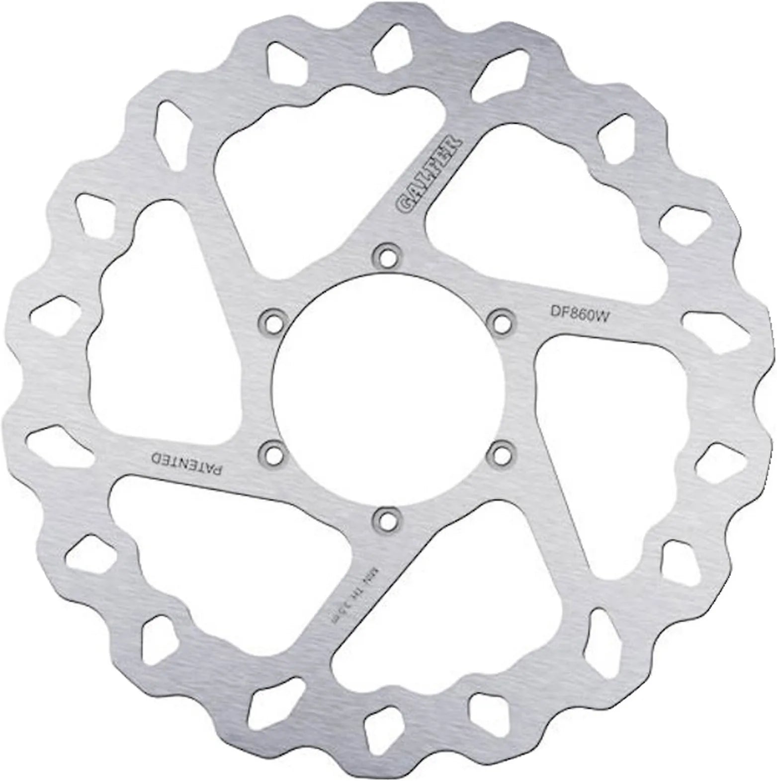 Front Fixed Wave Brake Disc - Galfer Compatible With Motorhispania Mh 10 Pro 125 Lc Sm (2012)