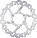 Front Fixed Wave Brake Disc - Galfer Compatible With Motorhispania Mh 10 Pro 125 Lc Sm (2012)