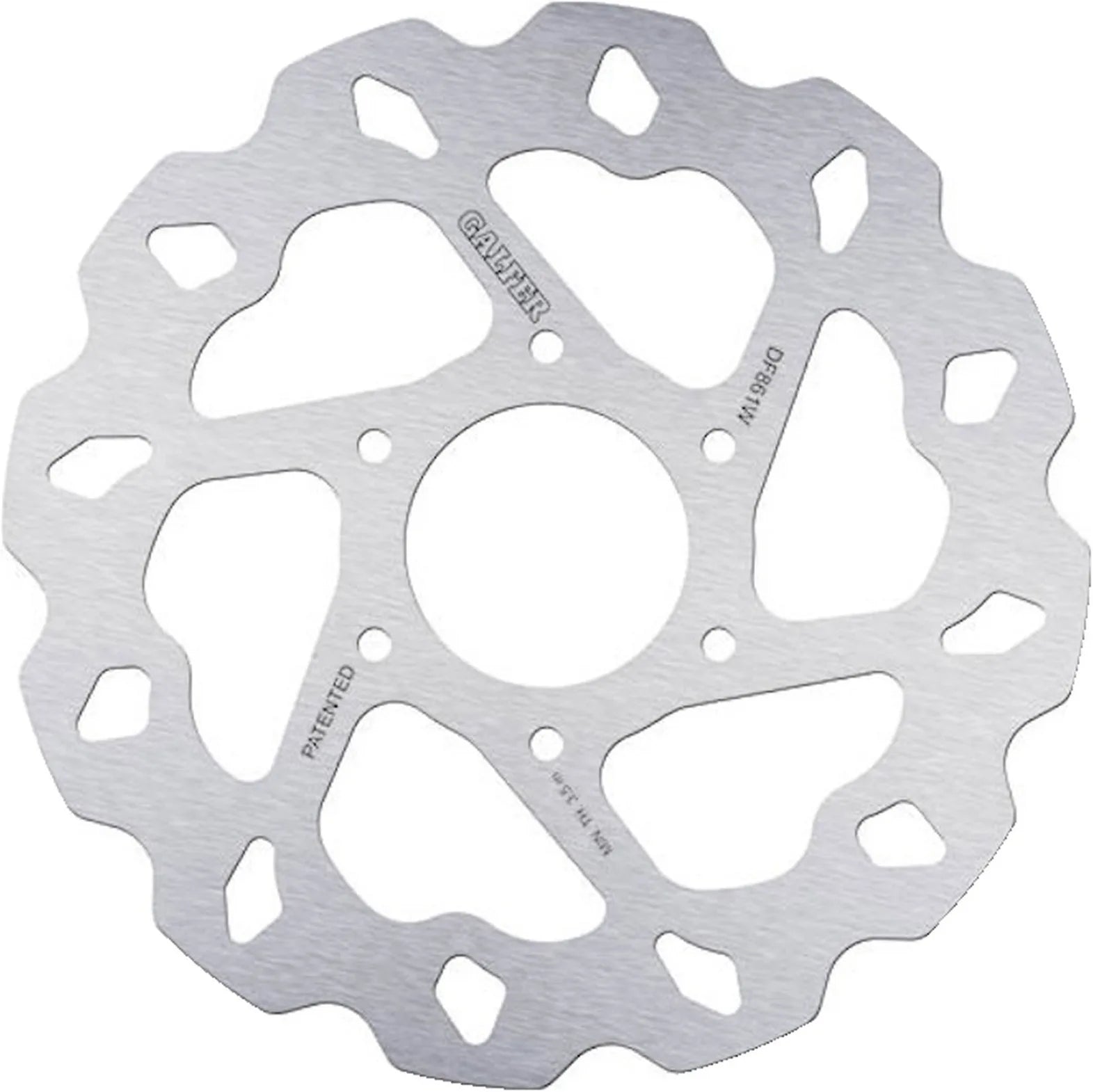 Rear Fixed Wave Brake Disc - Galfer Compatible With Motorhispania Rx 125 R (2008)