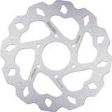 Rear Fixed Wave Brake Disc - Galfer Compatible With Motorhispania Mh 10 Pro 125 Lc Sm (2012)