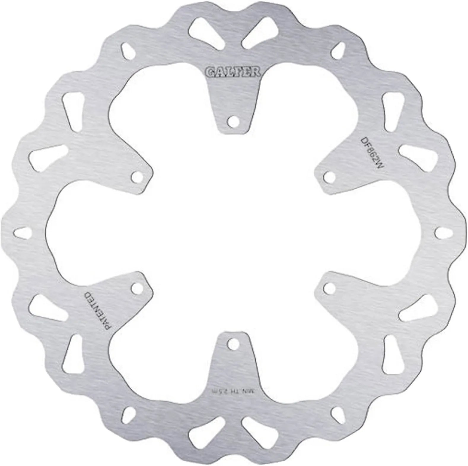 Front Fixed Wave Brake Disc - Galfer Compatible With Benelli Bx 449 (2007)