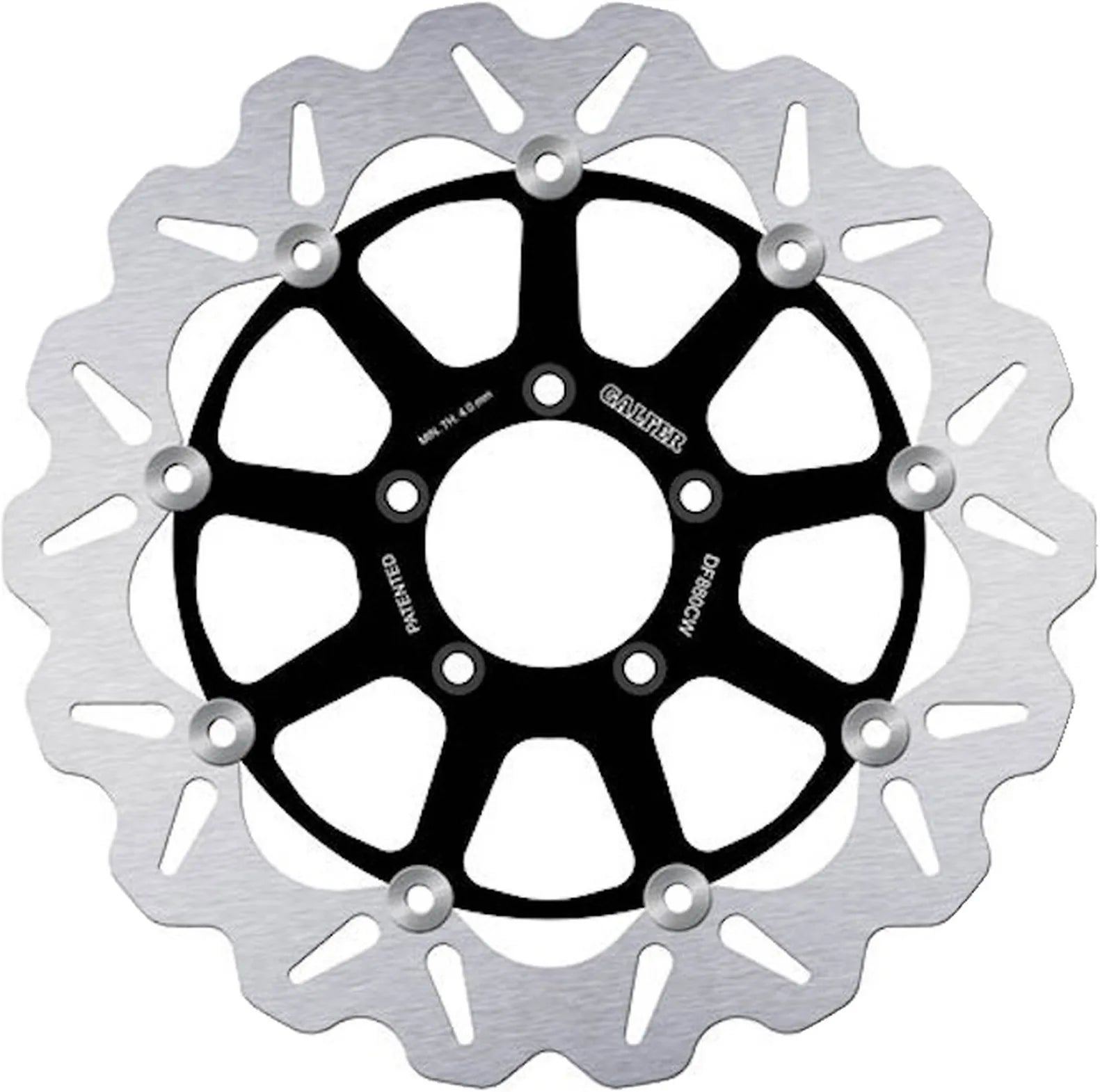 Front Floating Wave Brake Disc - Galfer Compatible With Ducati 899 Panigale (2013)
