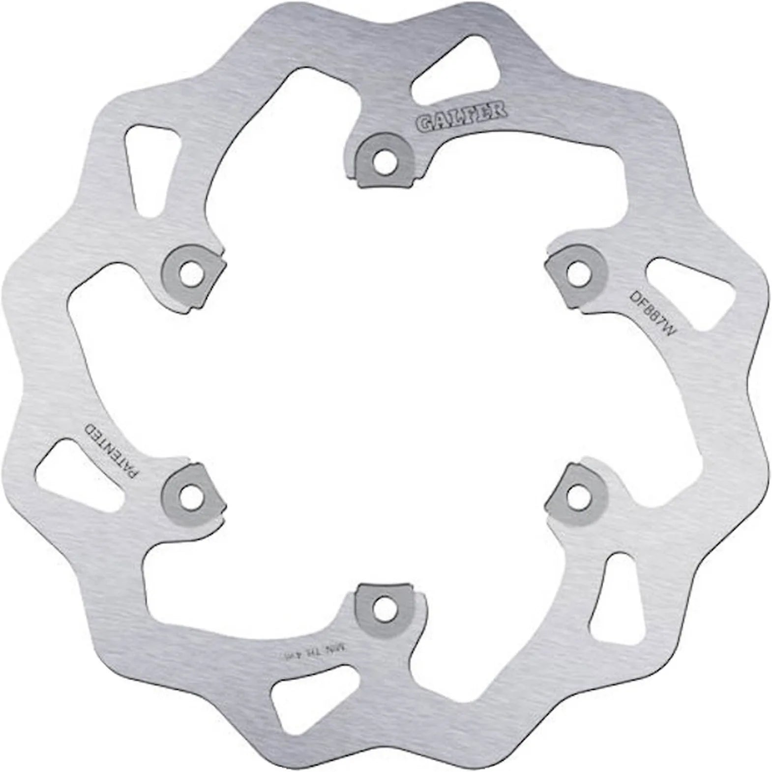 Rear Fixed Wave Brake Disc - Galfer Compatible With Aprilia Tuareg Rally 125 (1991)