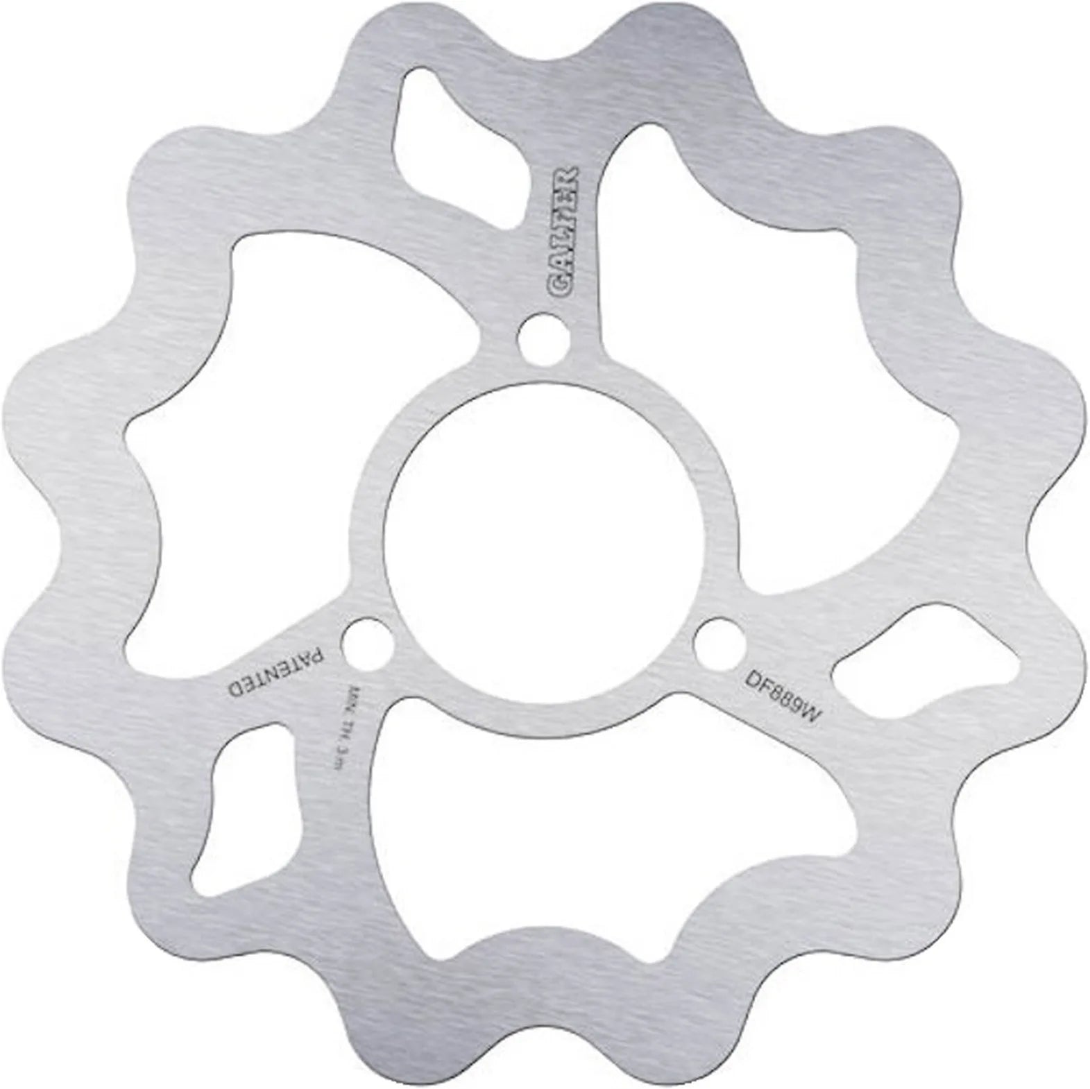 Rear Fixed Wave Brake Disc - Galfer Compatible With Hm Derapage 50 (2009)