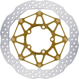 Front Floatech Racing Wave Brake Disc - Galfer Compatible With Triumph Bonneville T-120 Black 1200 (2016)