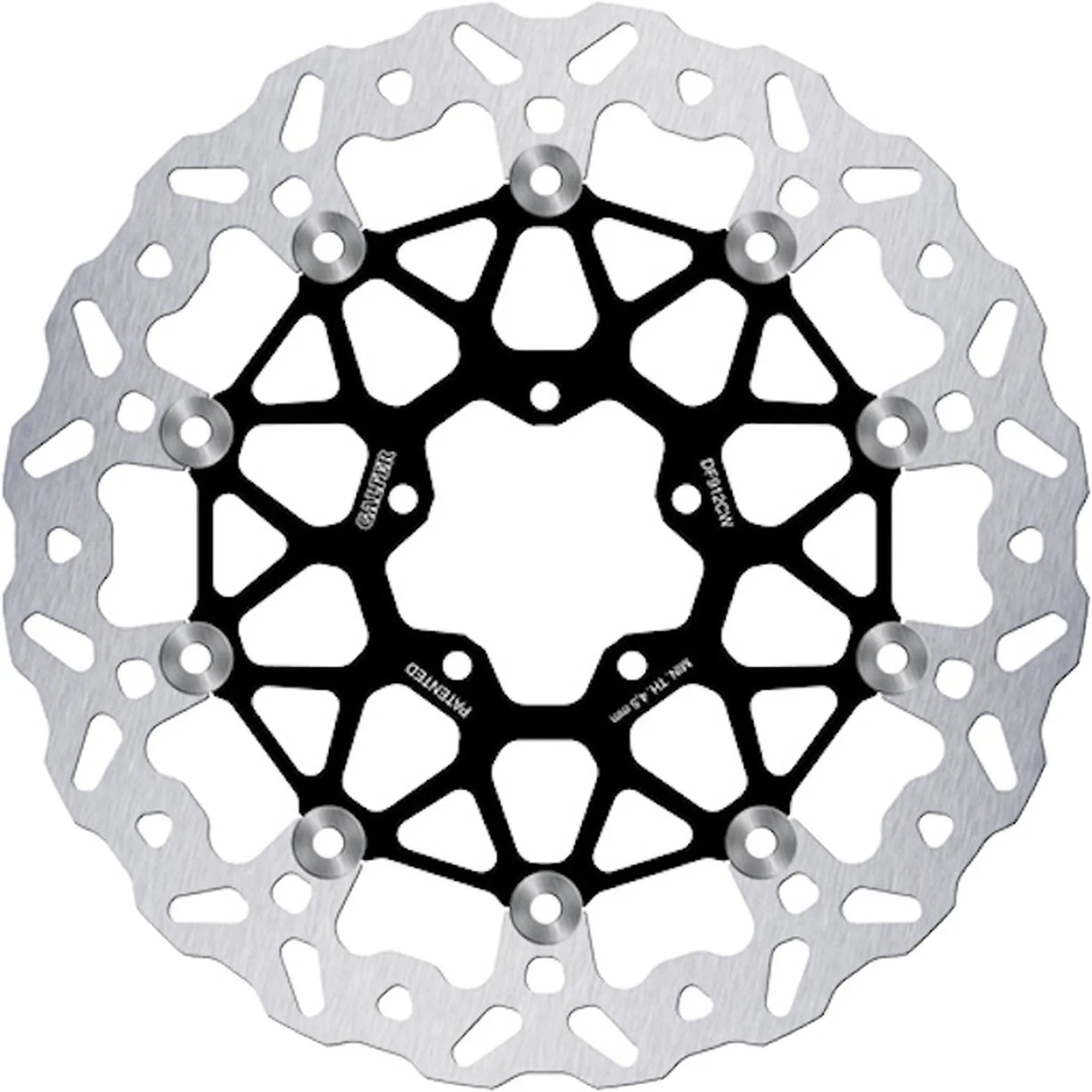 Front Floating Wave Brake Disc - Galfer Compatible With Ducati Scrambler 800 Full Throttle (2015)