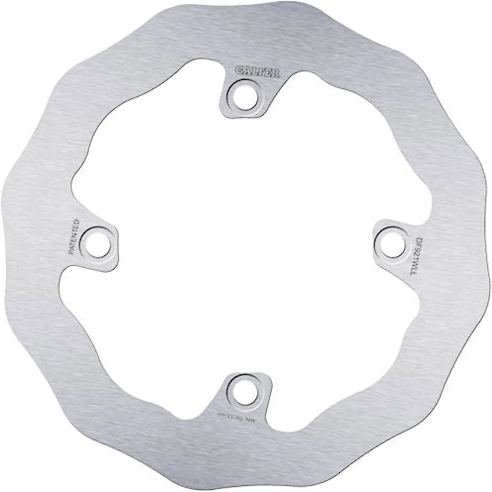 Rear Fixed Wave Brake Disc - Galfer Compatible With Sherco Se-R 3.0 Isde 300 (2014)