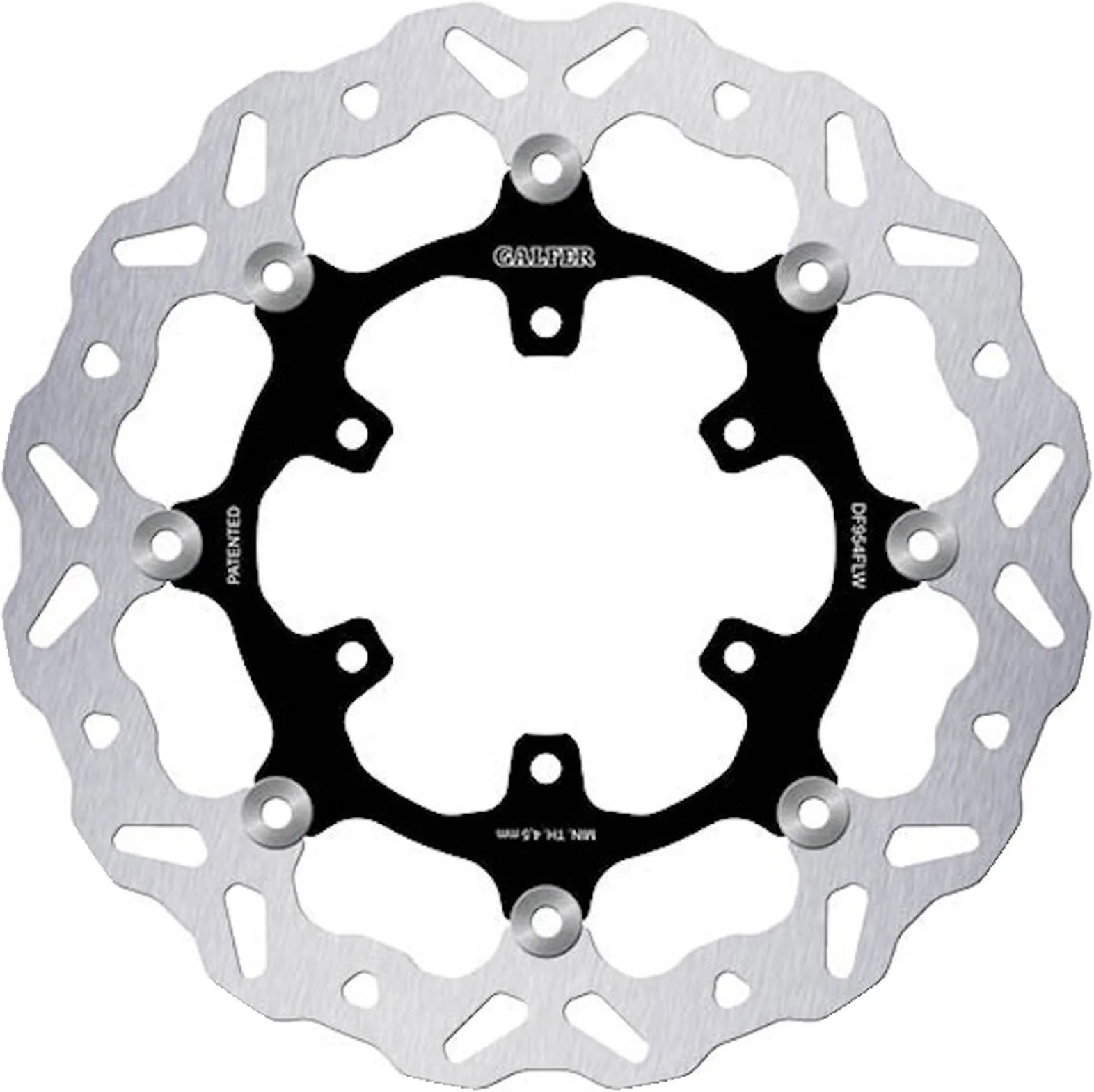Front Floating Wave Brake Disc - Galfer Compatible With Fantic Motor Caballero Deluxe 125 (2018)