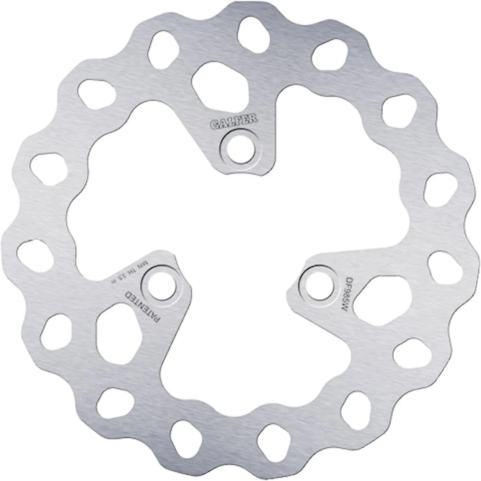Rear Fixed Pit Bike Wave Brake Disc - Galfer Compatible With Rav Naked 140 (2013)