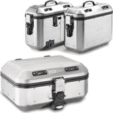 Trekker Dolomiti Aluminium Top Case + Side Cases - 102 Lt Trekker Dolomiti Aluminium - Givi Compatible With Suzuki An 650 Burgman - Executive (2013-2020)