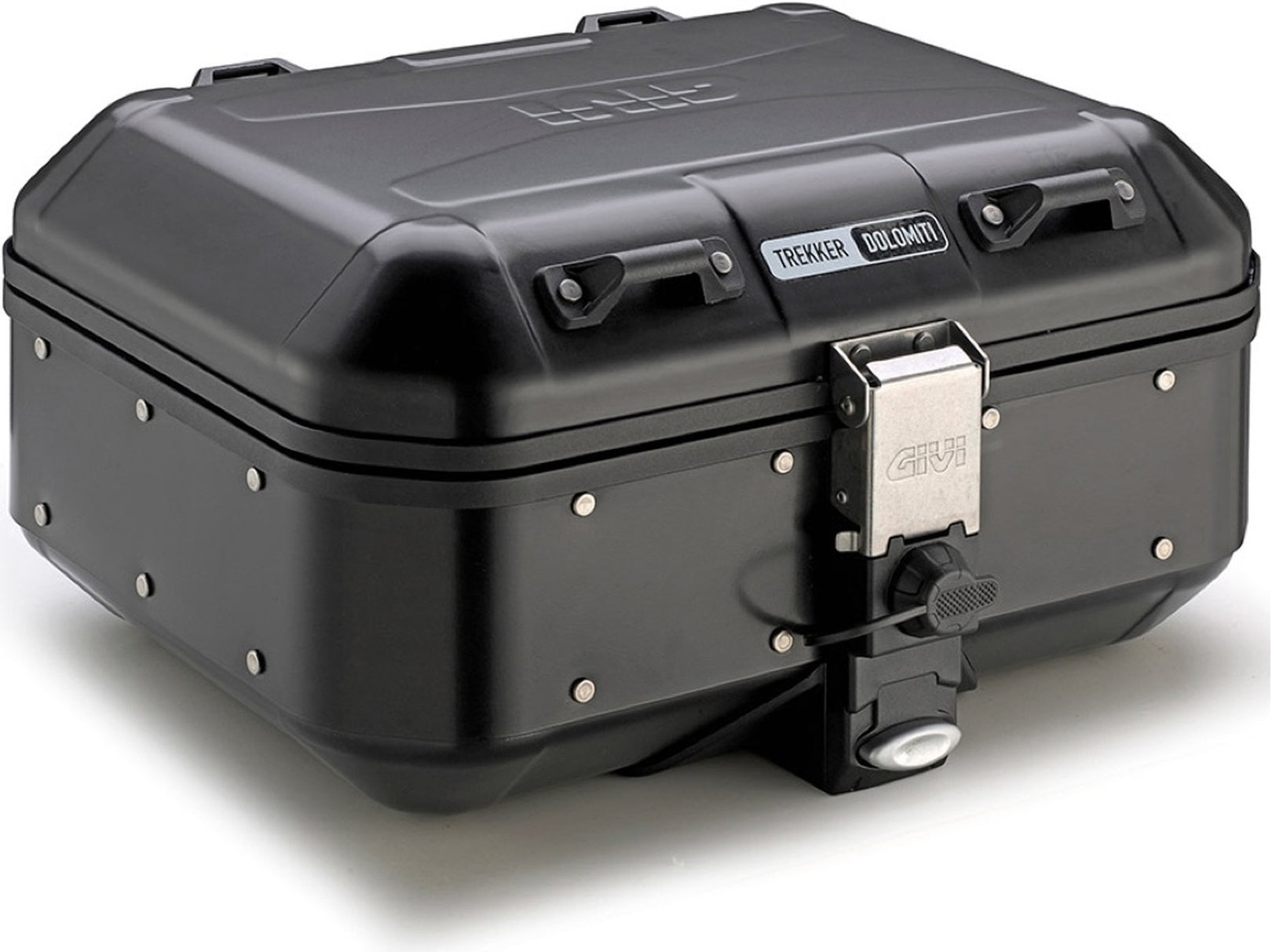 Monokey Trekker Dolomiti Black Aluminium Top Case - 30 Lt Trekker Dolomiti Aluminium - Givi Compatible With Niu Nqix 500 (2025)