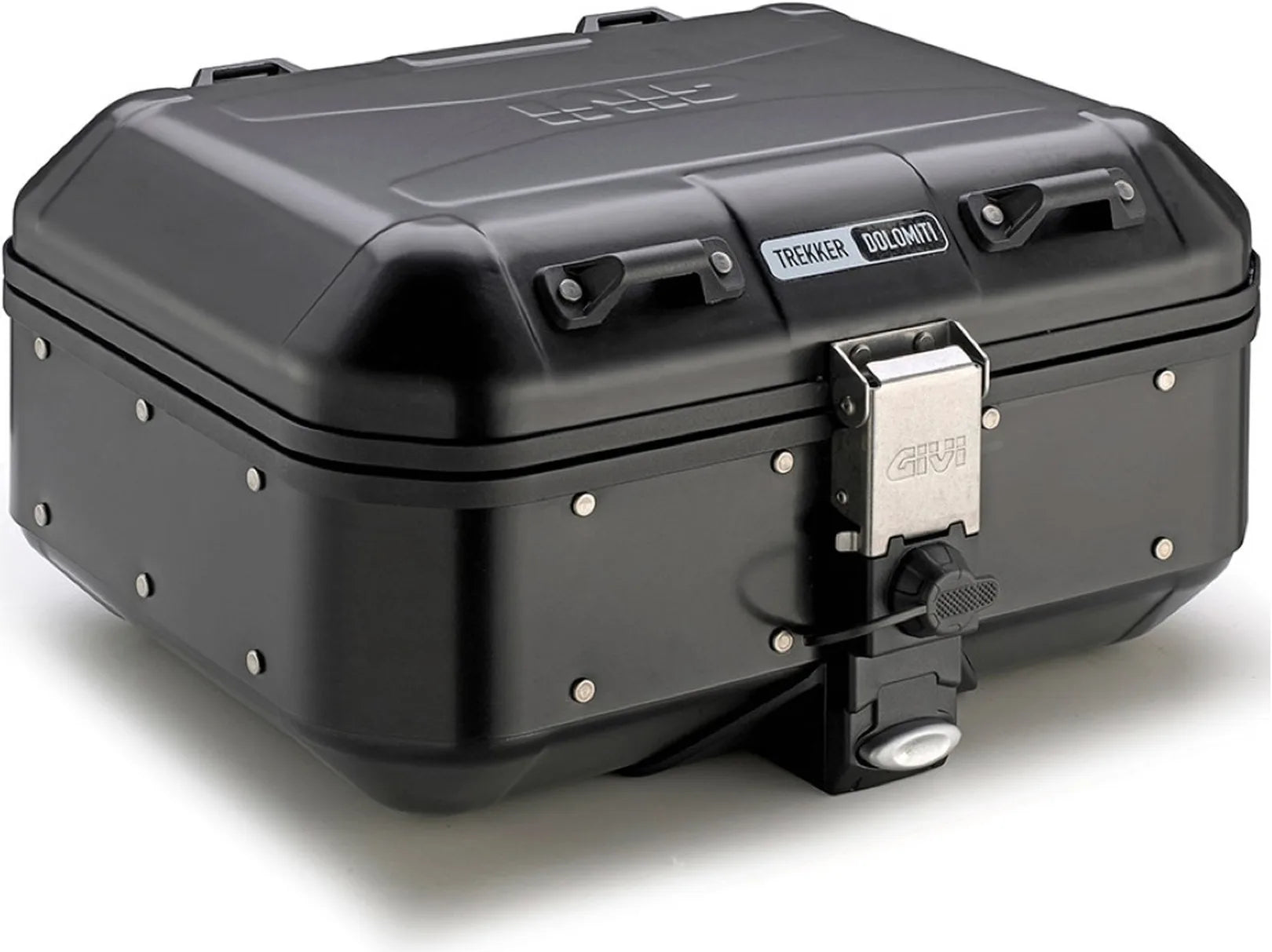 Monokey Trekker Dolomiti Black Aluminium Top Case - 30 Lt Trekker Dolomiti Aluminium - Givi Compatible With Ktm 790 Adventure R (2019-2020)